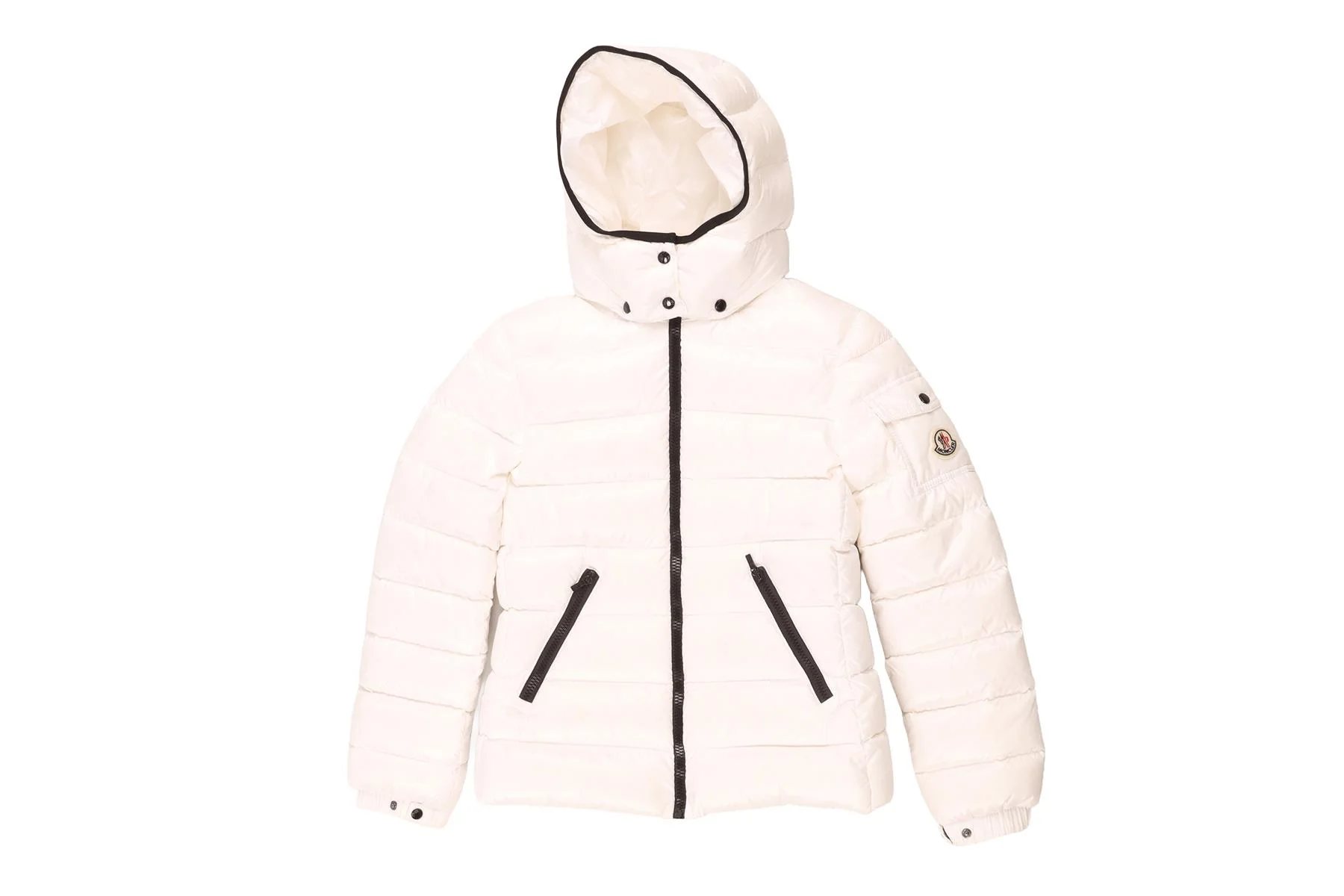 MONCLER WHITE KIDS GIRLS JACKET 12 YEARS - Image 2