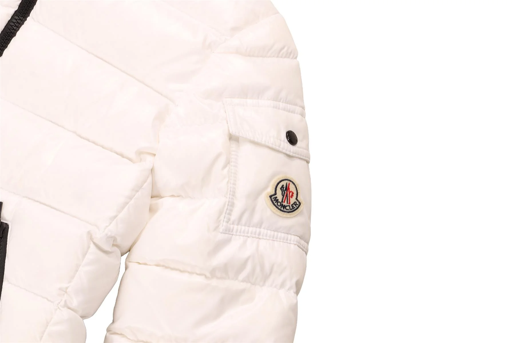 MONCLER WHITE KIDS GIRLS JACKET 12 YEARS - Image 3