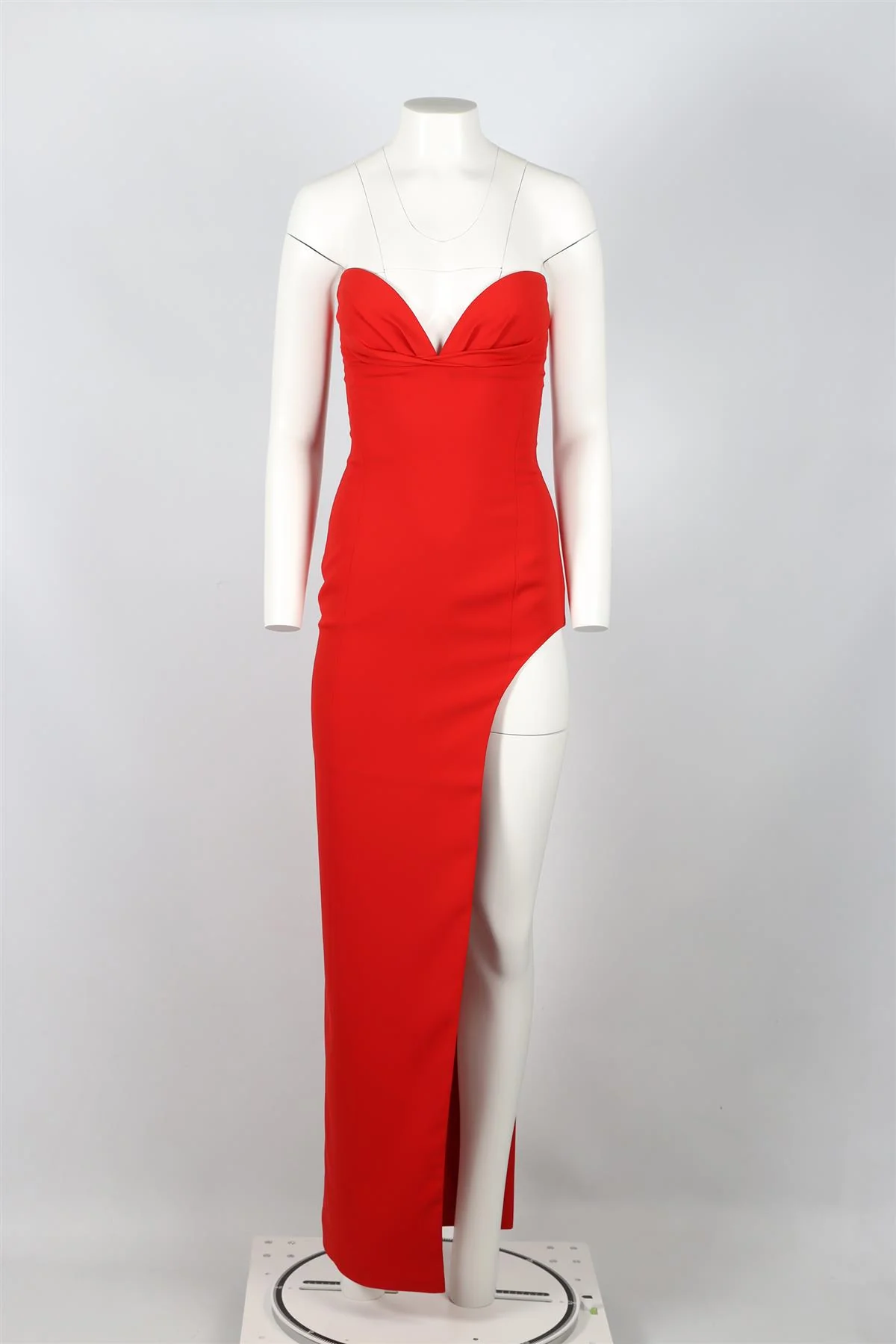MÔNET STRAPLESS CREPE MAXI DRESS US 0 UK 4 - Image 2