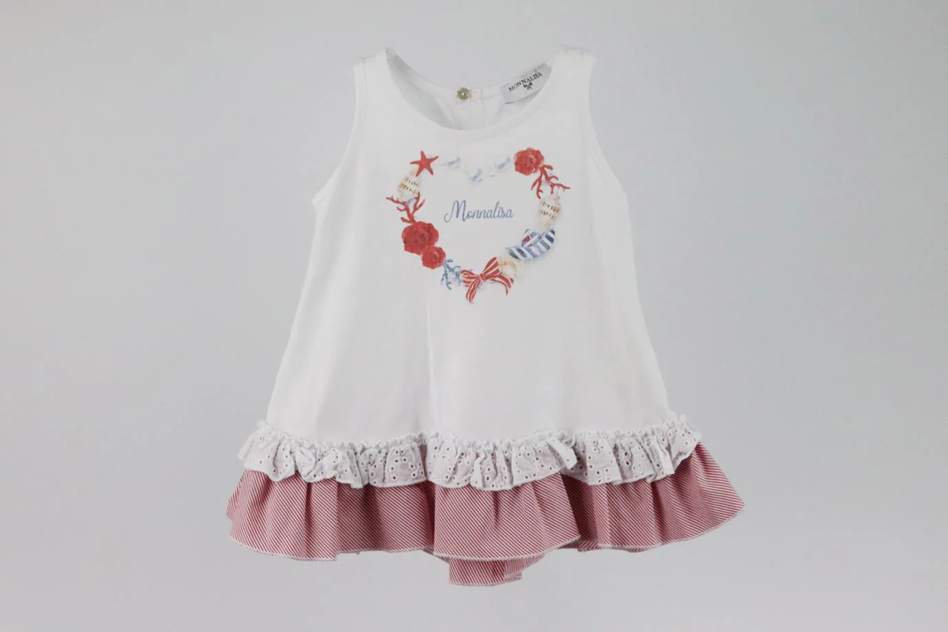 MONNALISA BABY GIRLS COTTON TOP 18 MONTHS - Image 2