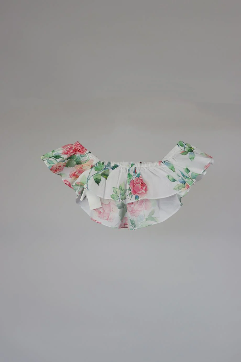 MONNALISA BABY GIRLS FLORAL COTTON TOP AND SKIRT SET 2 YEARS - Image 3