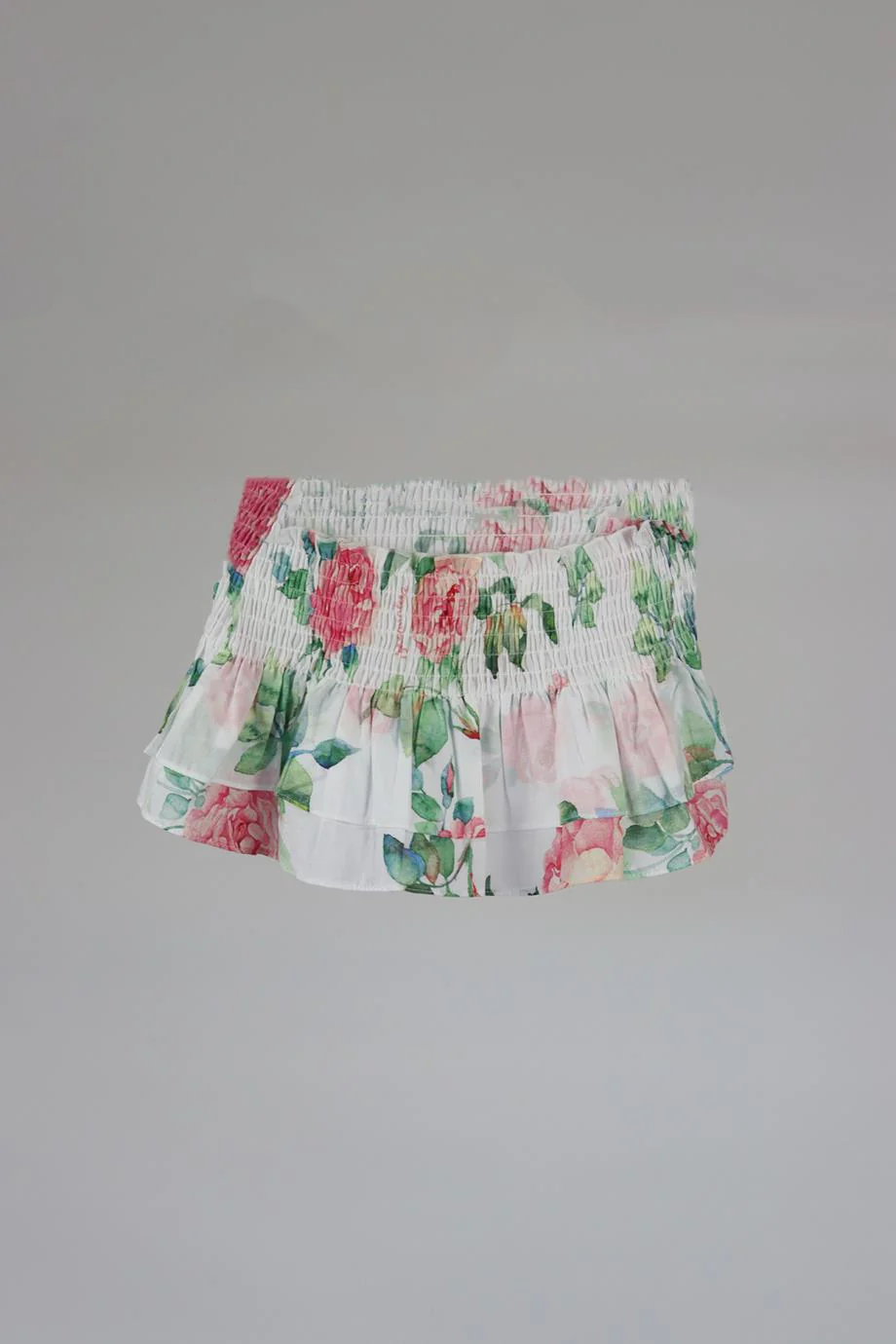 MONNALISA BABY GIRLS FLORAL COTTON TOP AND SKIRT SET 2 YEARS - Image 4