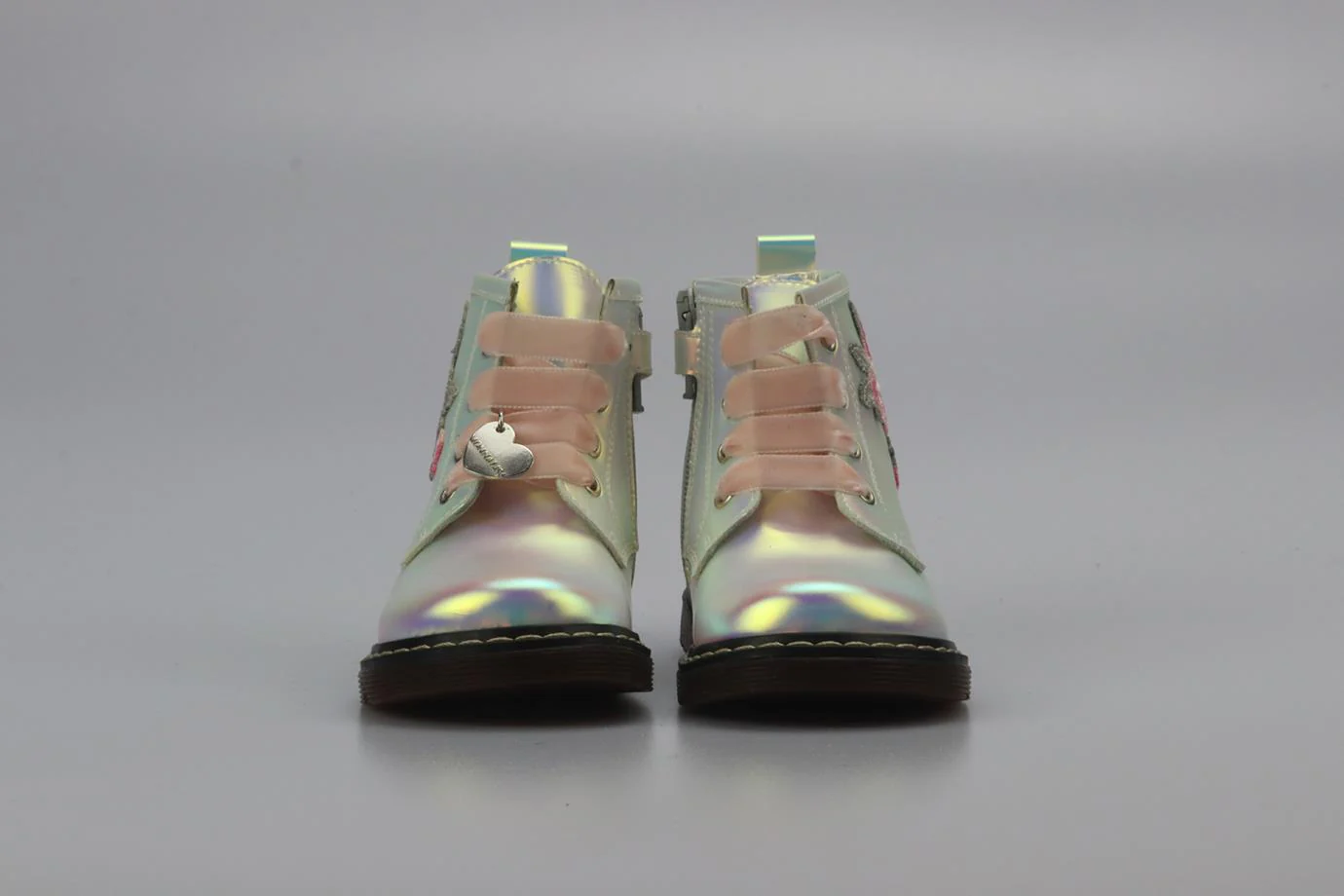 MONNALISA BABY GIRLS LEATHER BOOTS EU 21 UK 4.5 - Image 3