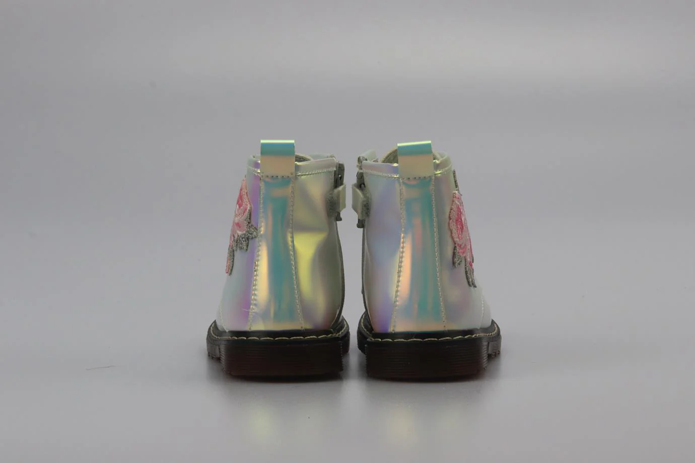 MONNALISA BABY GIRLS LEATHER BOOTS EU 21 UK 4.5 - Image 4