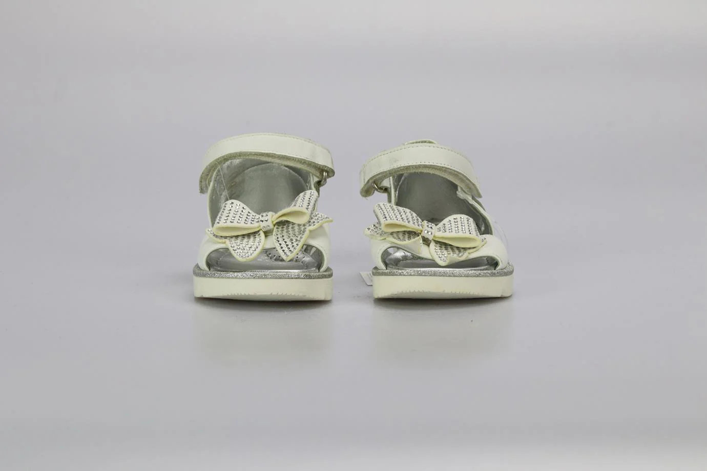 MONNALISA BABY GIRLS LEATHER SANDALS EU 23 UK 6 US 7 - Image 3