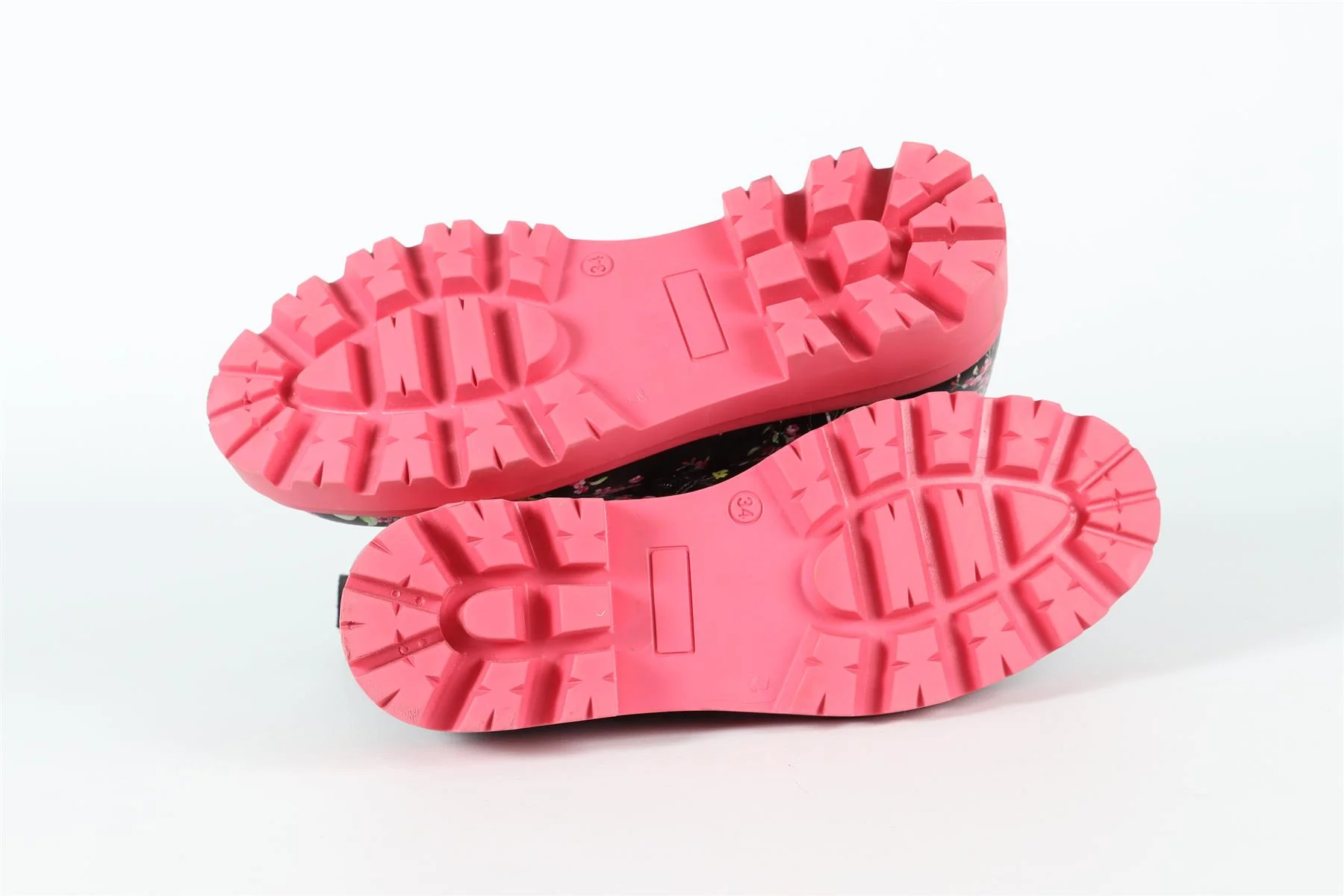 MONNALISA BLACK AND PINK KIDS GIRLS LEATHER BOOTS EU 34 UK 2 US 3 - Image 5