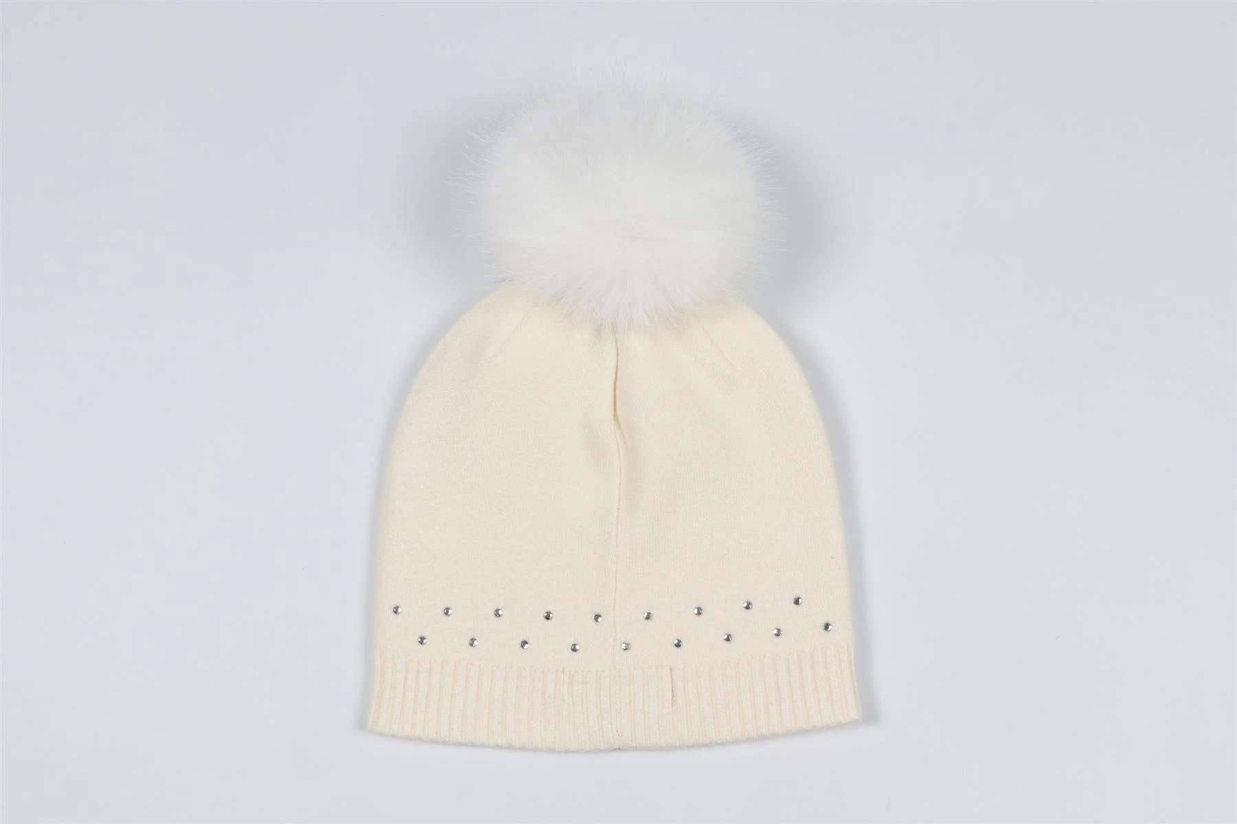 MONNALISA CREAM KIDS GIRLS BEANIE - Image 4