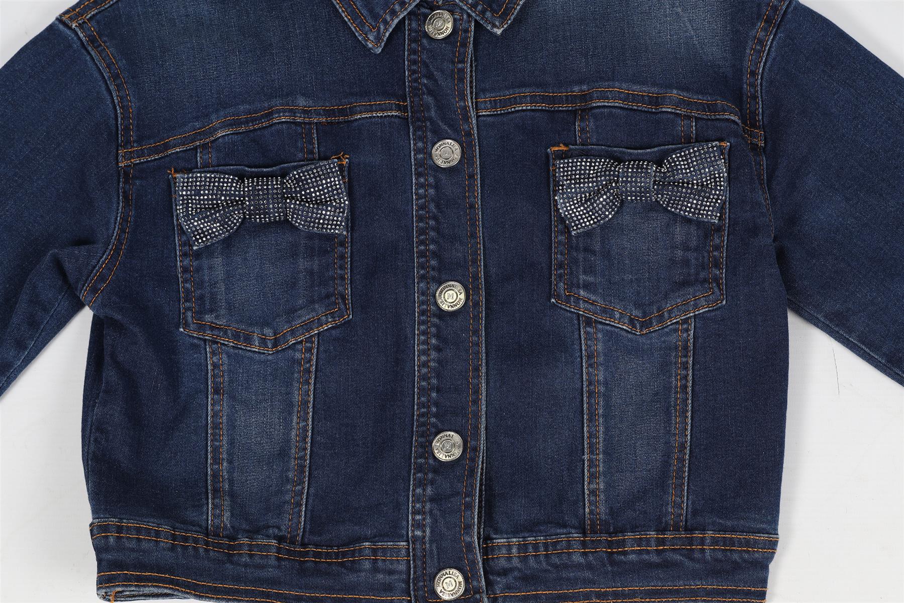 MONNALISA KIDS GIRLS DENIM JACKET 10 YEARS - Image 3