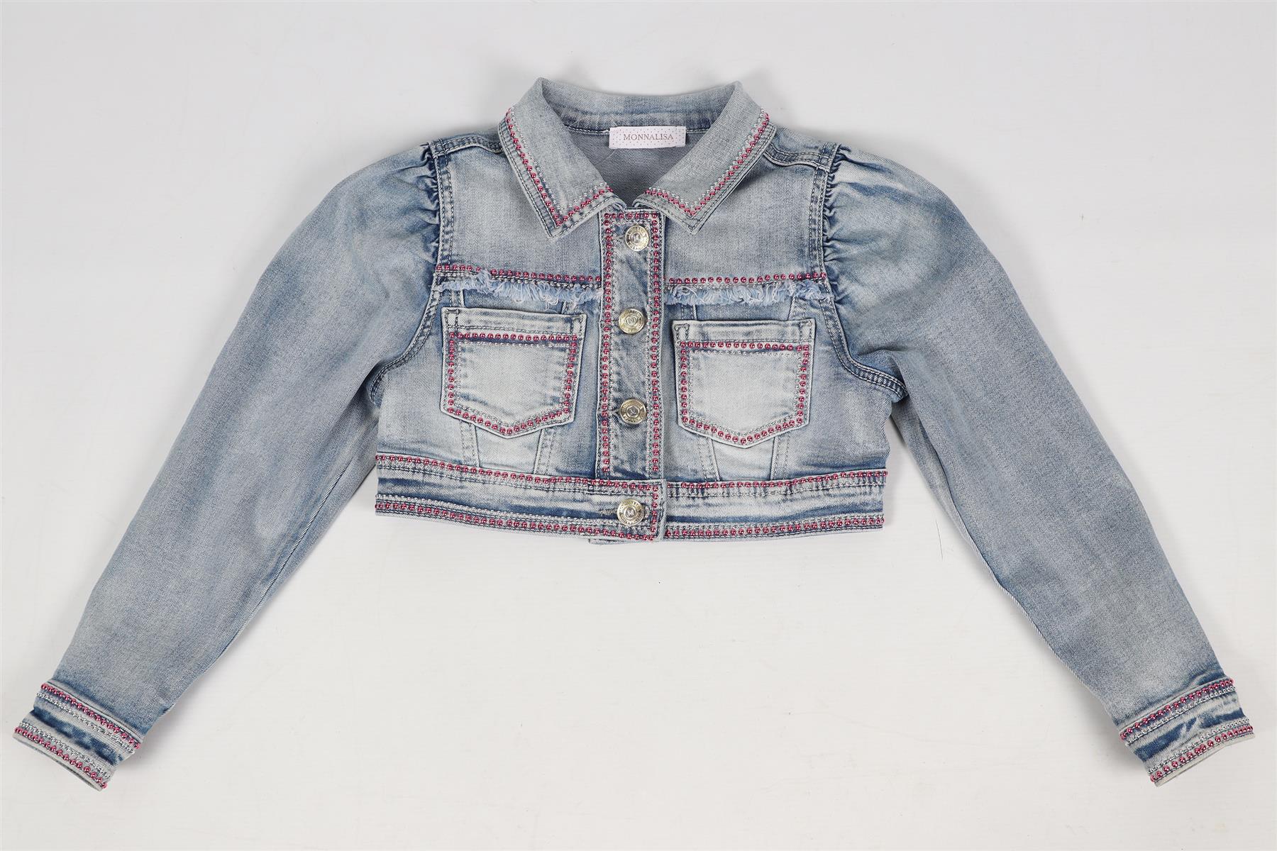 MONNALISA KIDS GIRLS DENIM JACKET 6 YEARS - Image 2