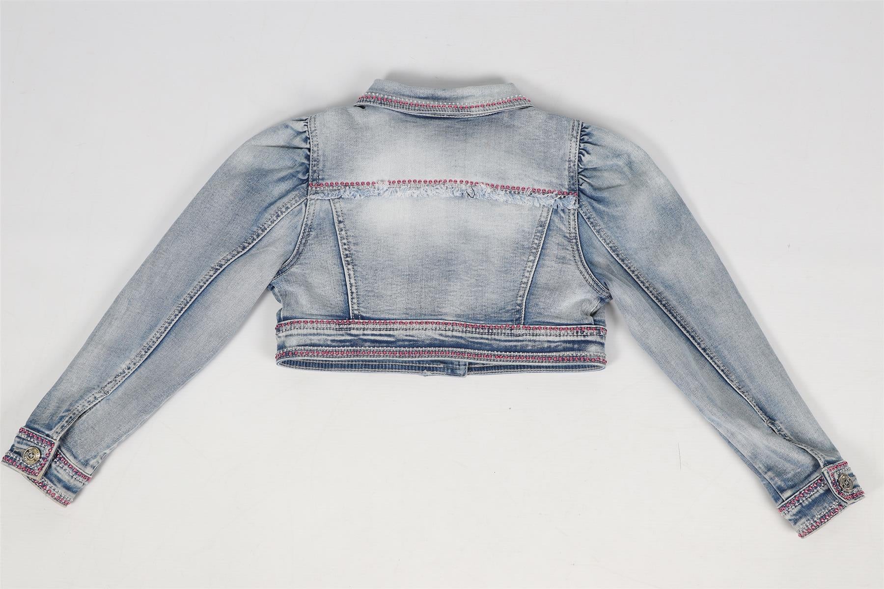 MONNALISA KIDS GIRLS DENIM JACKET 6 YEARS - Image 4