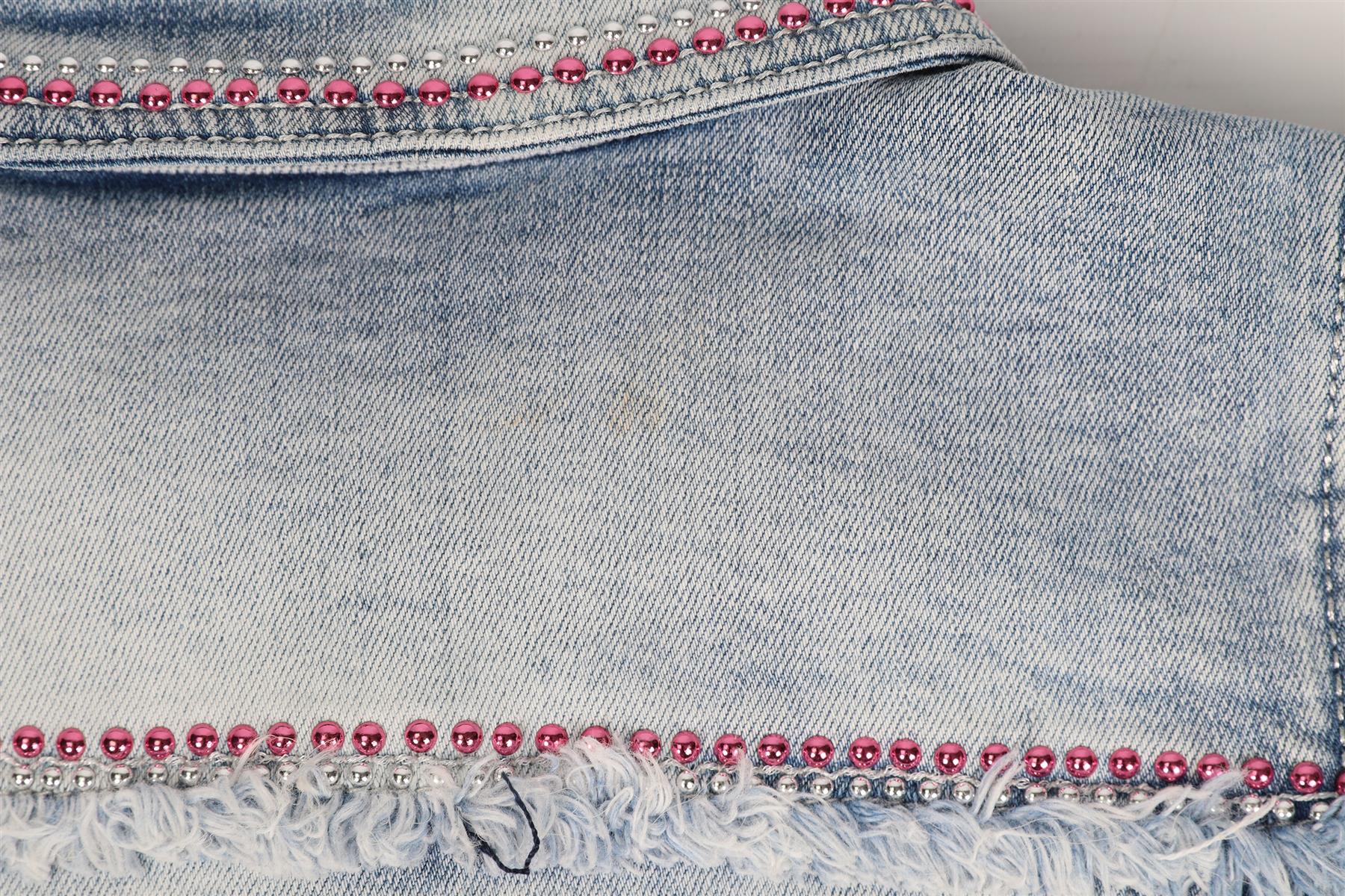 MONNALISA KIDS GIRLS DENIM JACKET 6 YEARS - Image 6