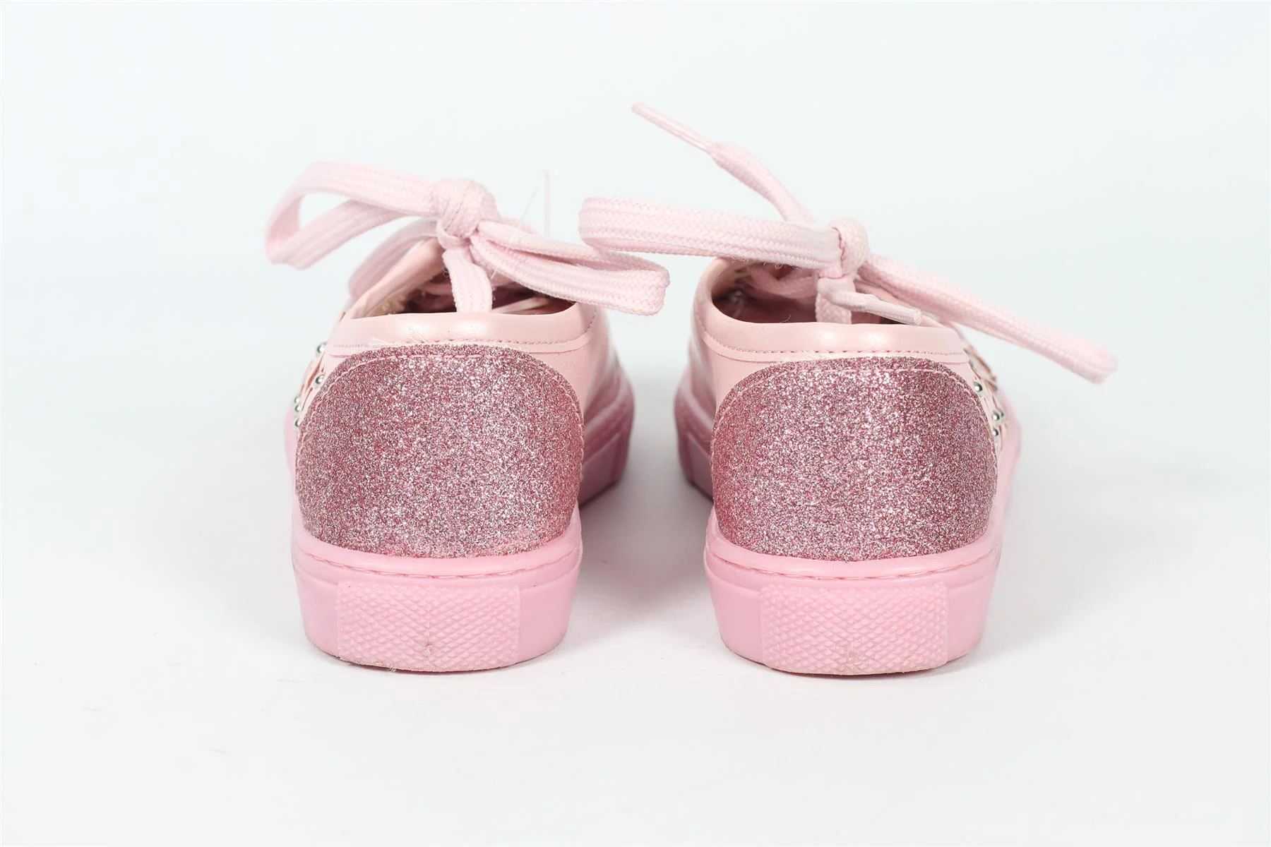 MONNALISA KIDS GIRLS LEATHER SNEAKERS EU 29 UK 11 - Image 4