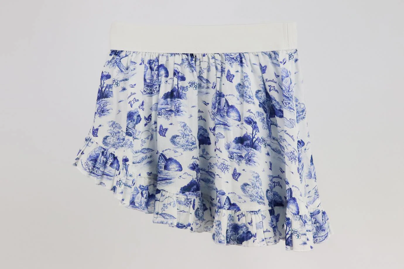 MONNALISA KIDS GIRLS PRINTED COTTON SKIRT 8 YEARS - Image 3