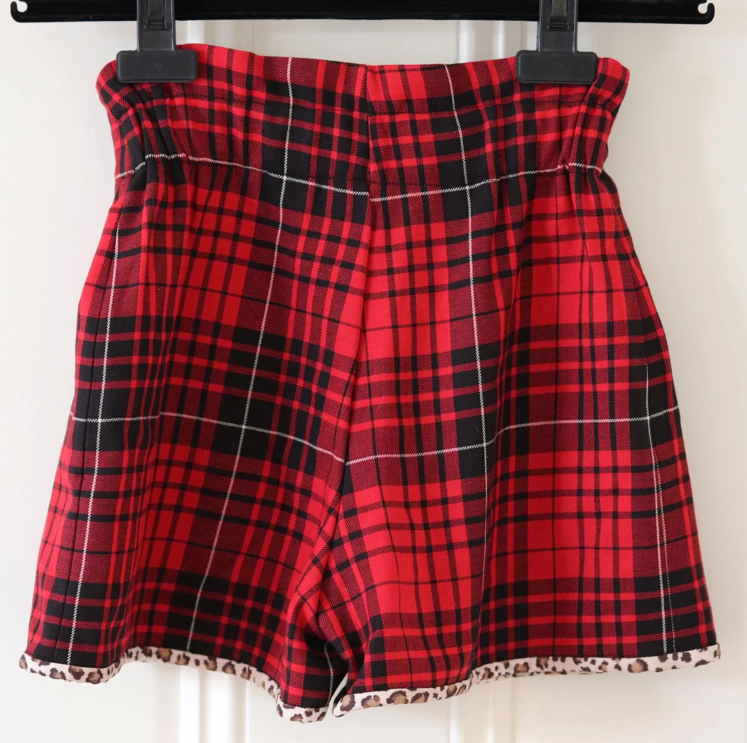MONNALISA KIDS GIRLS TARTAN COTTON SHORTS 6 YEARS - Image 3