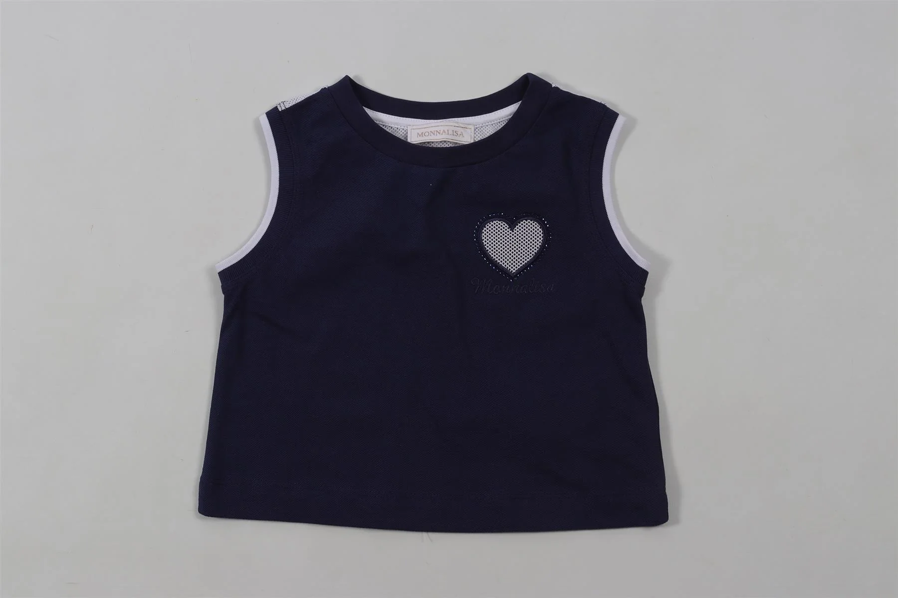 MONNALISA NAVY KIDS GIRLS TOP 6 YEARS - Image 2