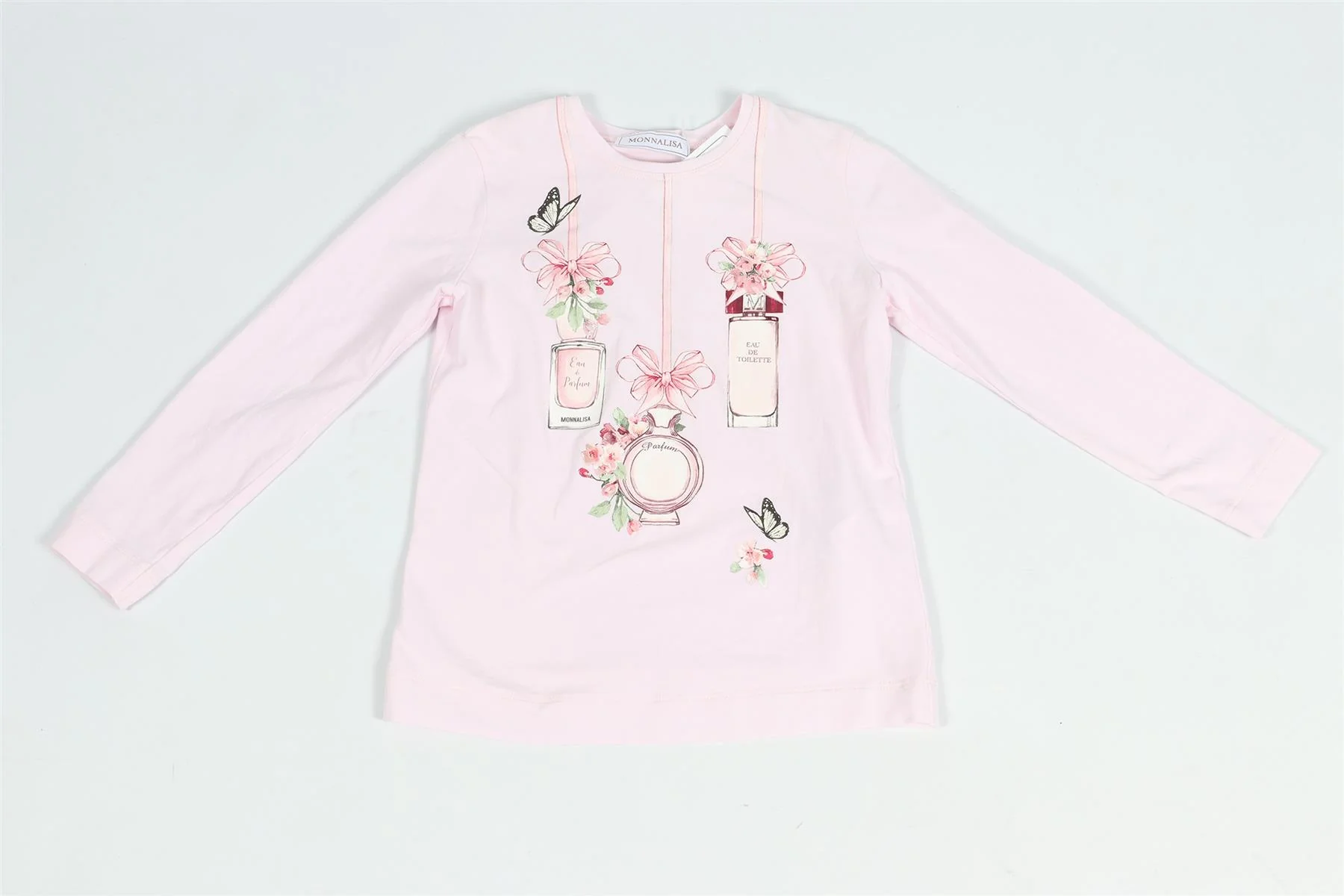 MONNALISA PINK AND WHITE KIDS GIRLS SET OF 3 COTTON TOPS 6 YEARS - Image 7