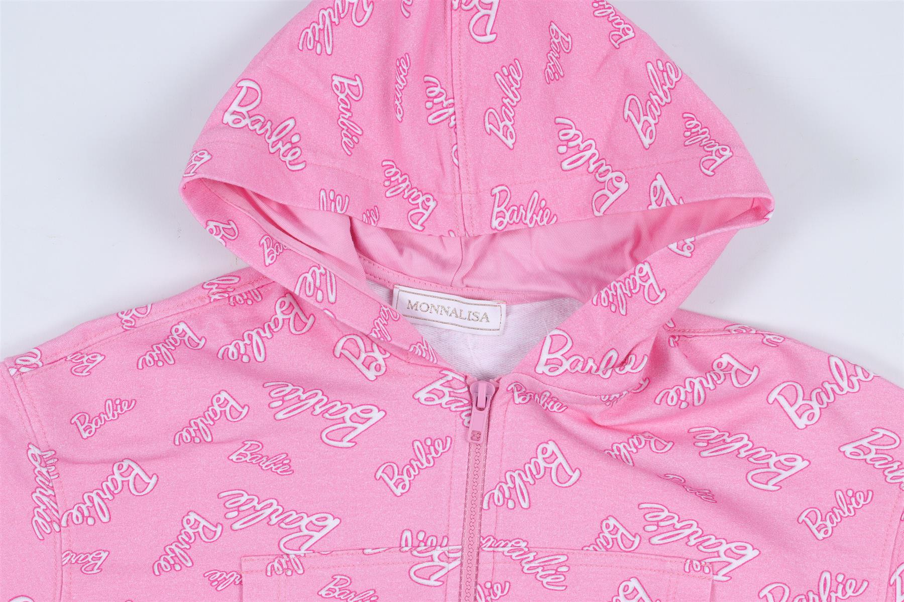 MONNALISA PINK KIDS GIRLS COTTON HOODIE 6 YEARS - Image 3