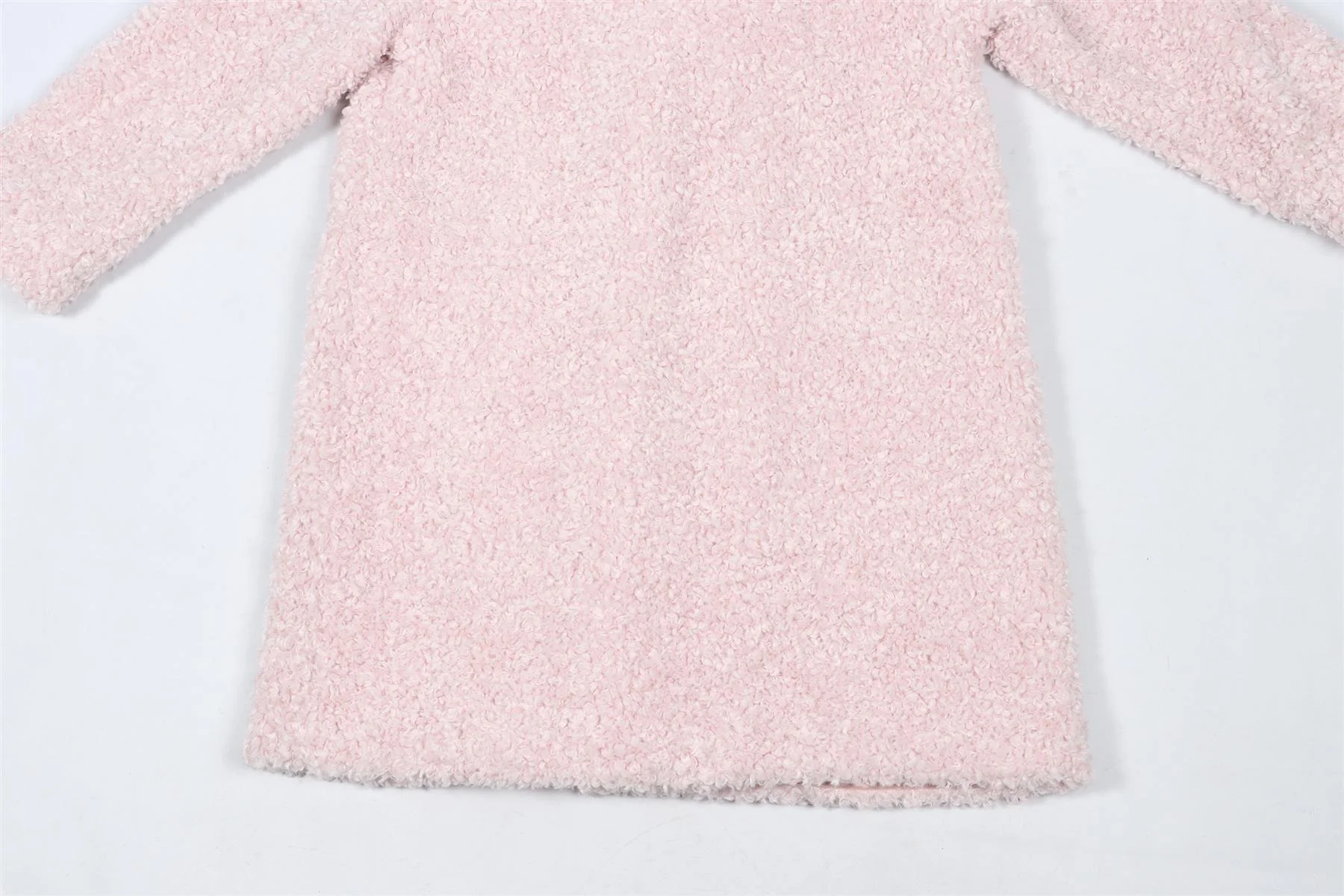 MONNALISA PINK KIDS GIRLS FAUX SHEARLING COAT 8 YEARS - Image 5