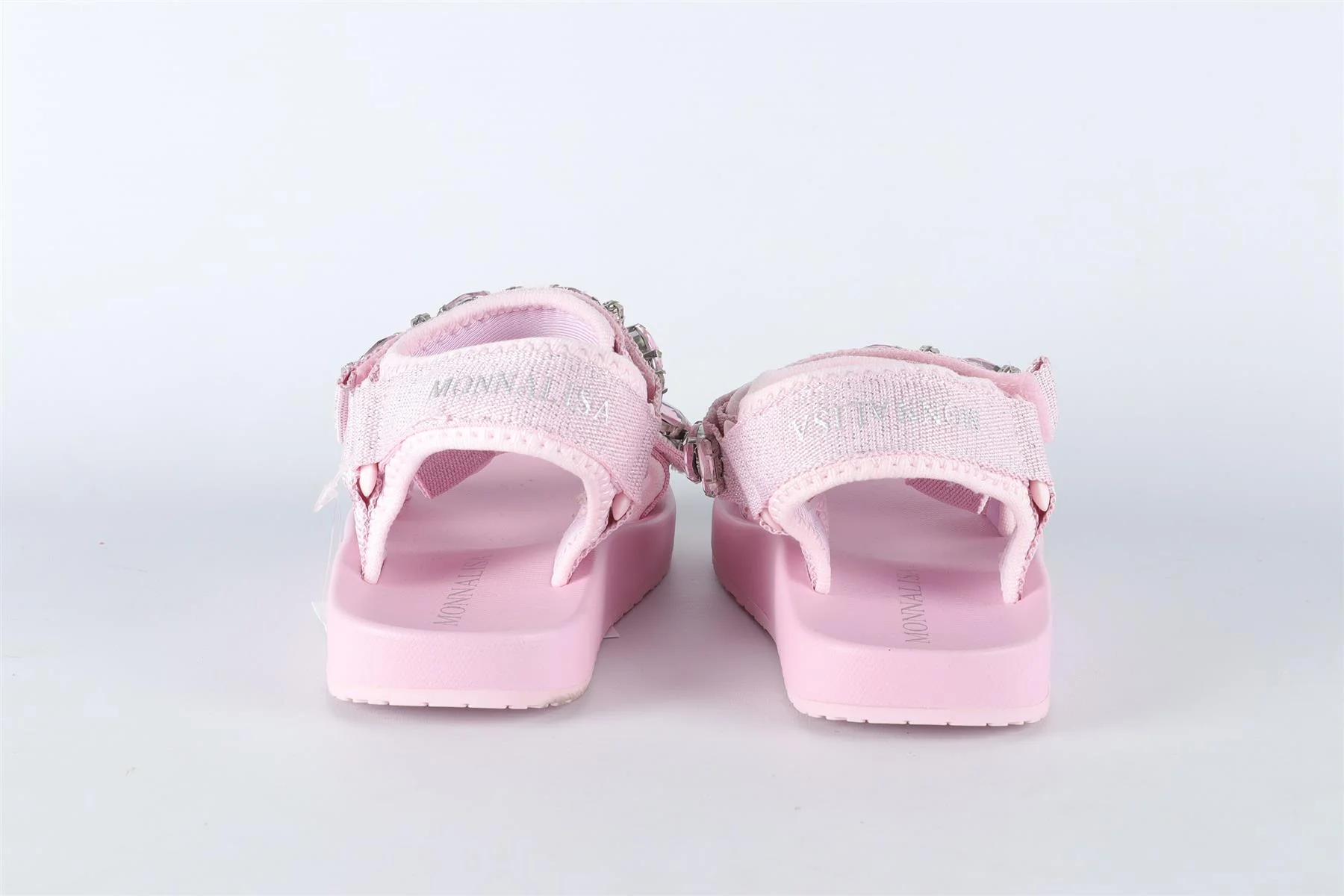 MONNALISA PINK KIDS GIRLS RUBBER SANDALS EU 28 UK 10 US 11 - Image 5