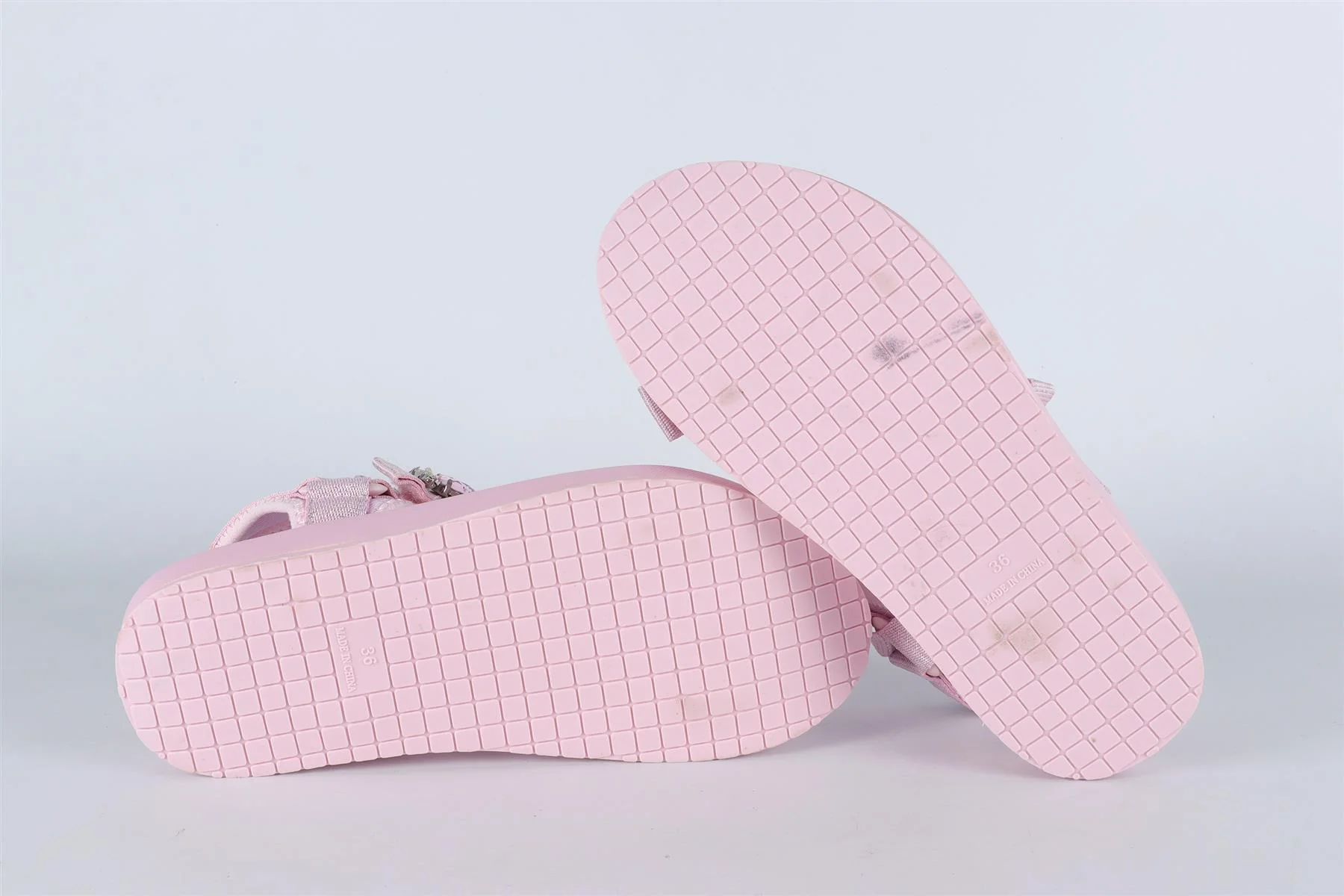 MONNALISA PINK RUBBER SANDALS EU 36 UK 3.5 US 4.5 - Image 6