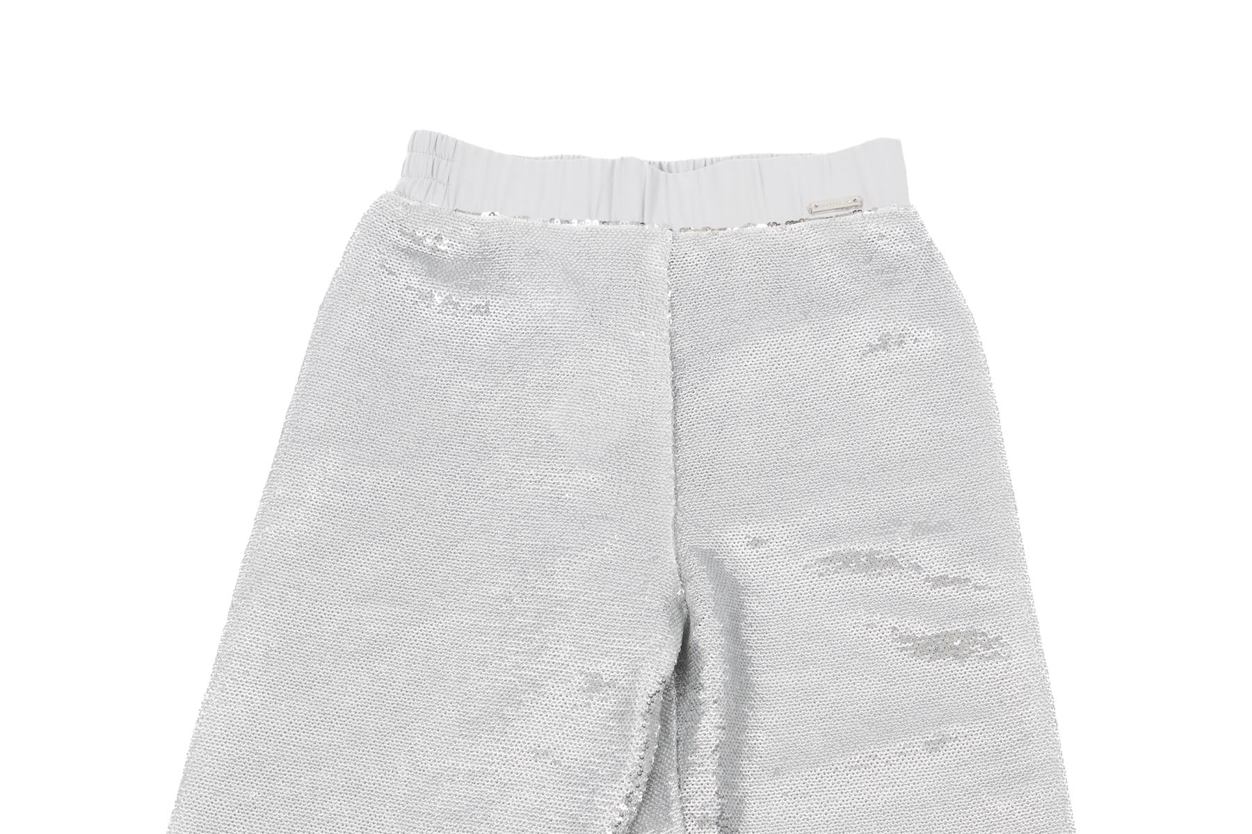 MONNALISA SILVER KIDS GIRLS PANTS 7 YEARS - Image 3