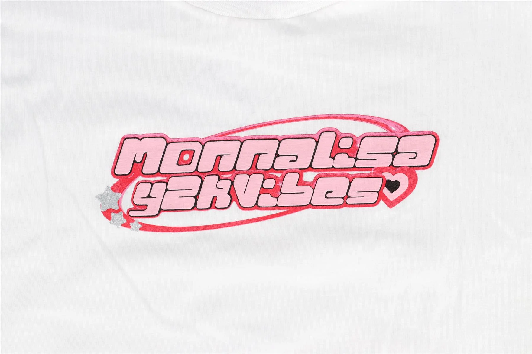 MONNALISA WHITE KIDS GIRLS COTTON T-SHIRT 8 YEARS - Image 3