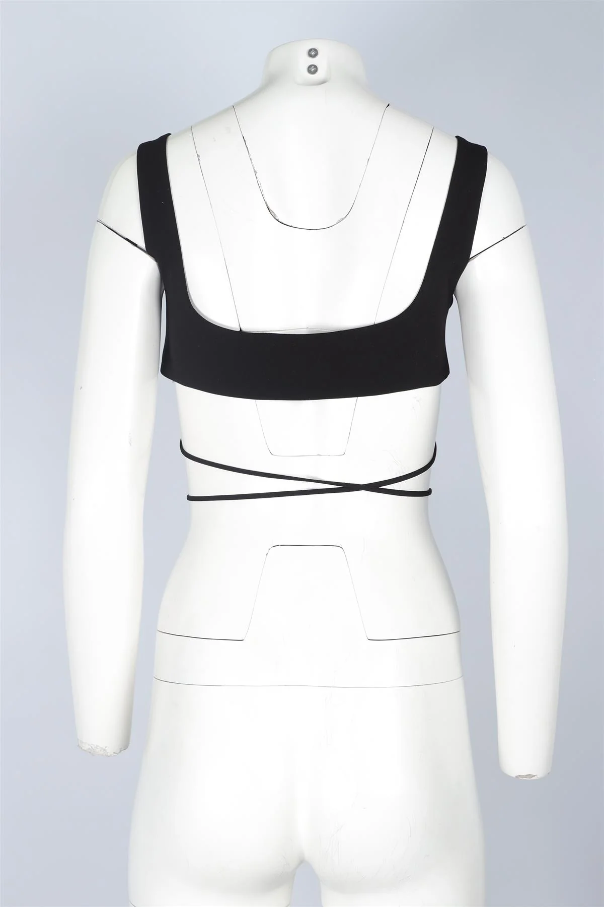 MÔNOT BLACK CROP TOP UK 6 - Image 4