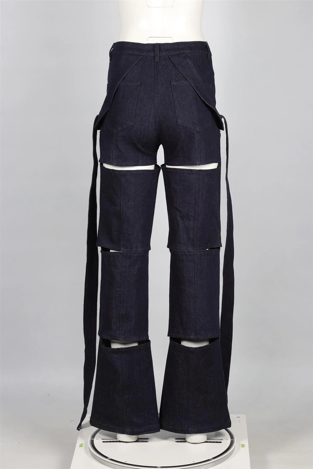 MONOT BLUE WIDE LEG JEANS IT 40 UK 8 - Image 4