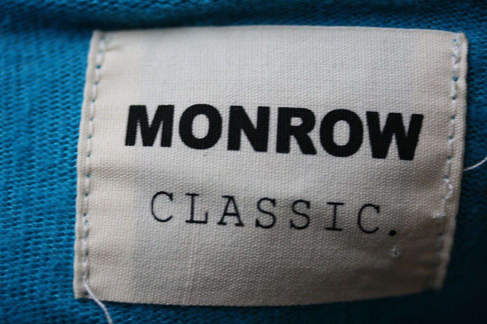 MONROW BLUE VINTAGE JERSEY CLASSIC HOODIE MEDIUM - Image 3