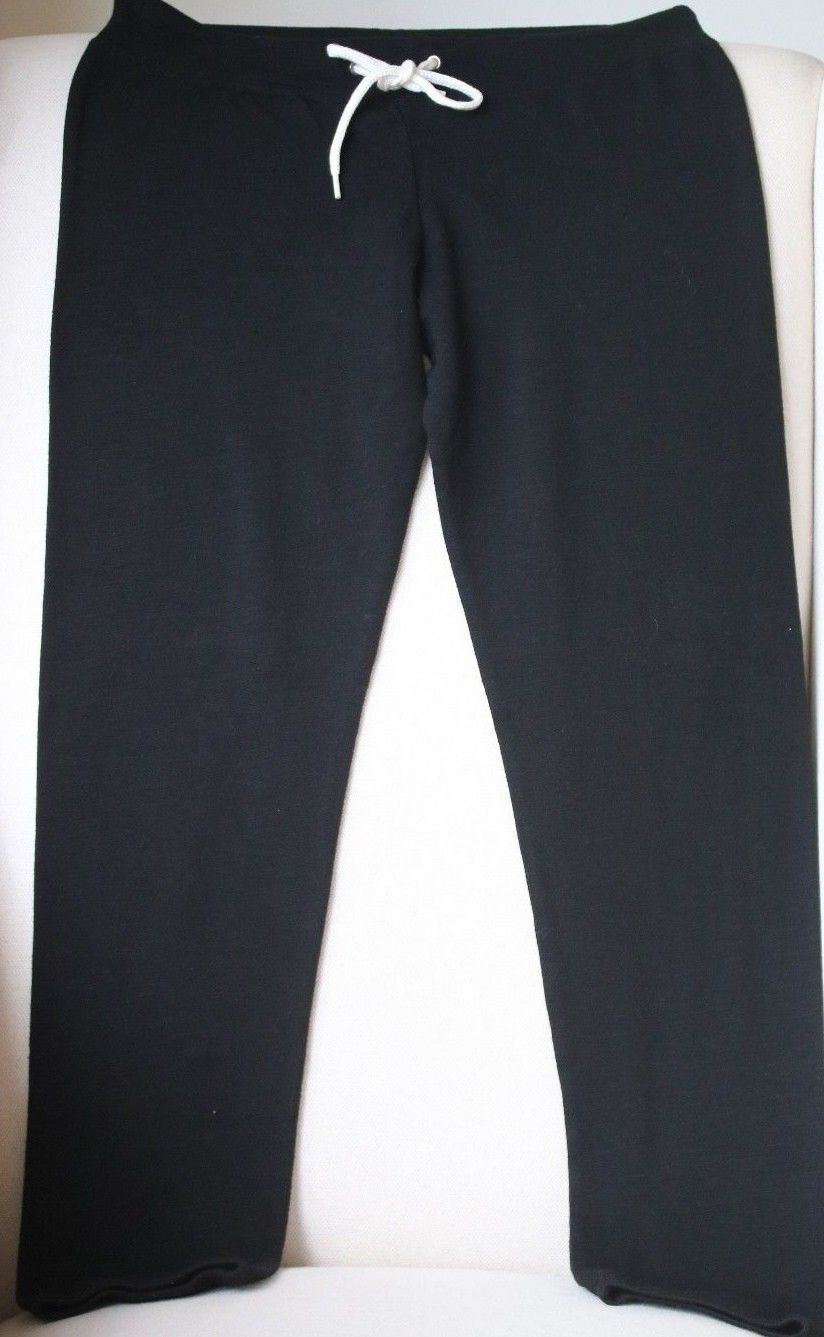 MONROW CLASSIC BLACK SWEATPANTS SMALL - Image 2