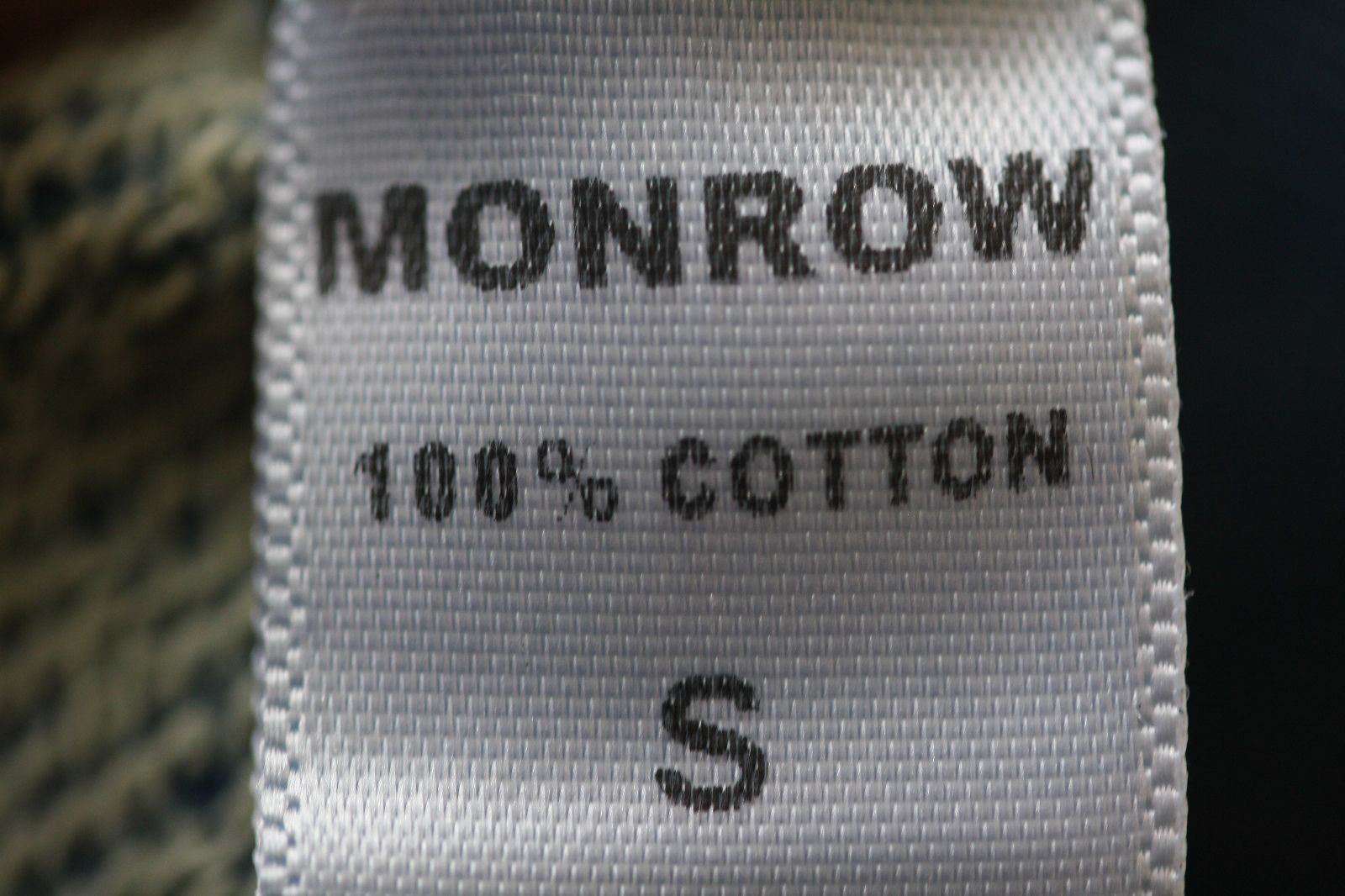 MONROW DENIM WASH FRENCH TERRY SWEATSHIRT SMALL - Image 7