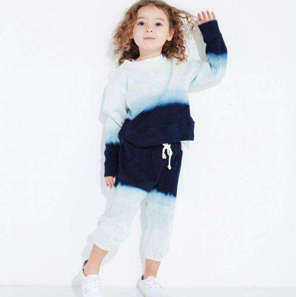 MONROW MINI BABY OMBRE SWEATPANTS 2 YEARS