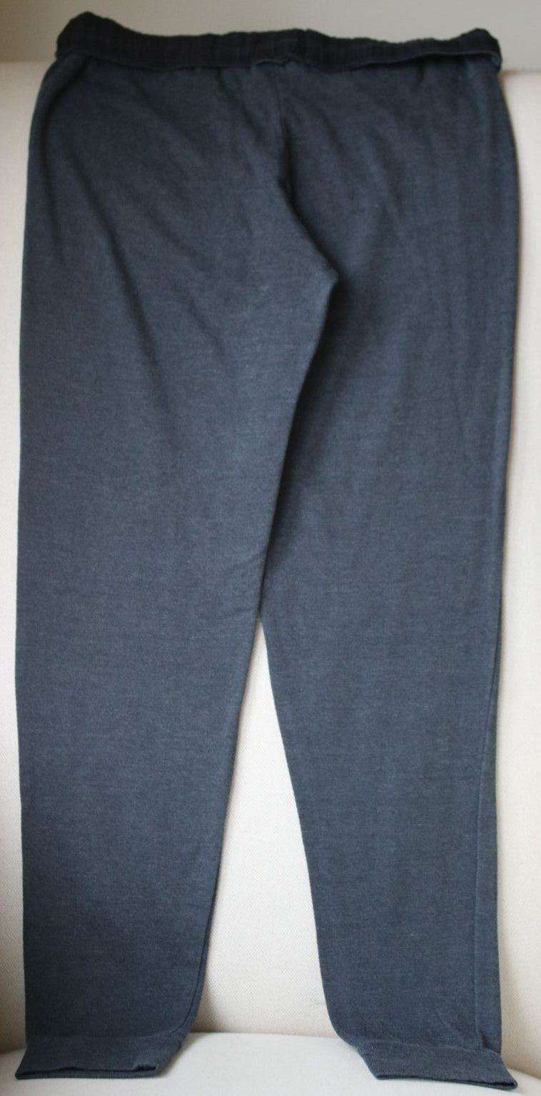 MONROW PLAID TRIM FOLD OVER SWEATPANTS SMALL - Image 4