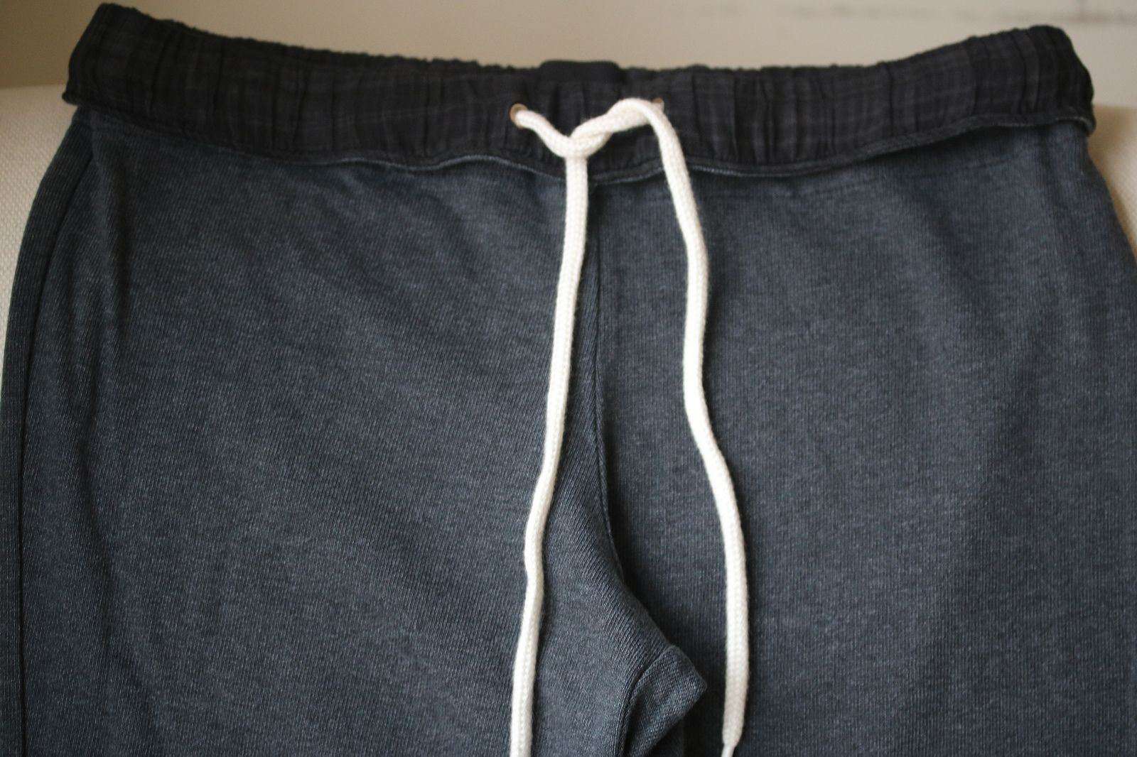 MONROW PLAID TRIM FOLD OVER SWEATPANTS SMALL - Image 5