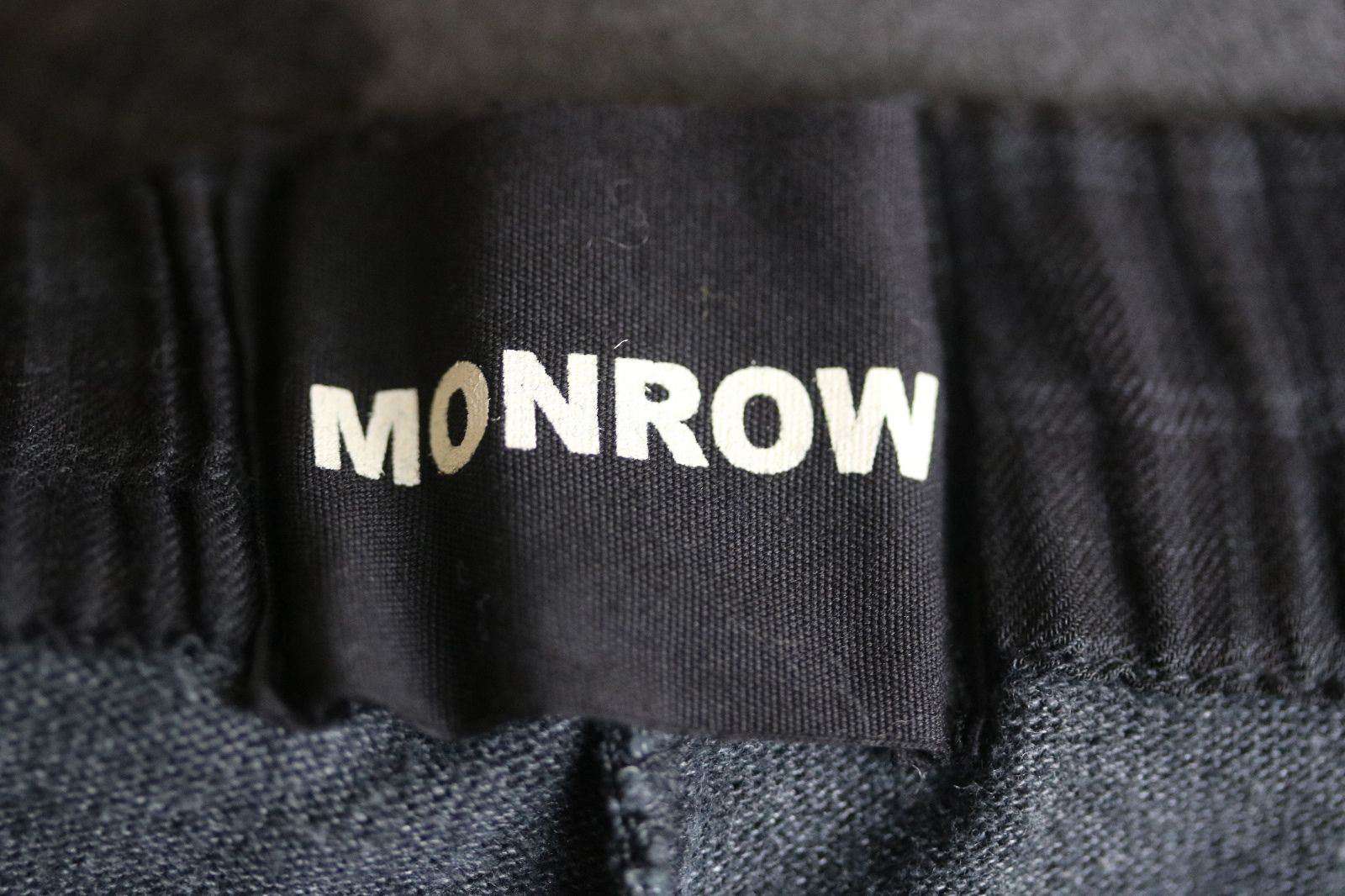 MONROW PLAID TRIM FOLD OVER SWEATPANTS SMALL - Image 6