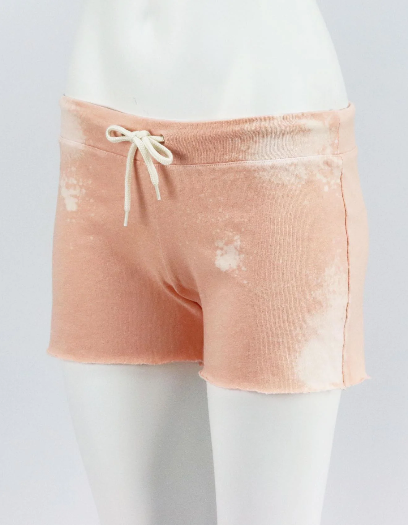 MONROW TIE DYED COTTON BLEND JERSEY SHORTS SMALL - Image 3