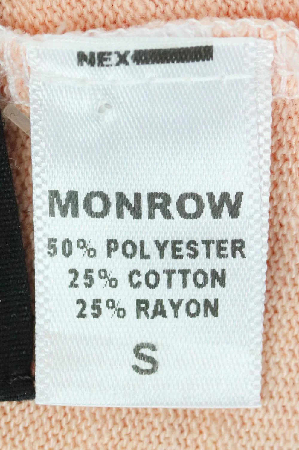 MONROW TIE DYED COTTON BLEND JERSEY SHORTS SMALL - Image 6