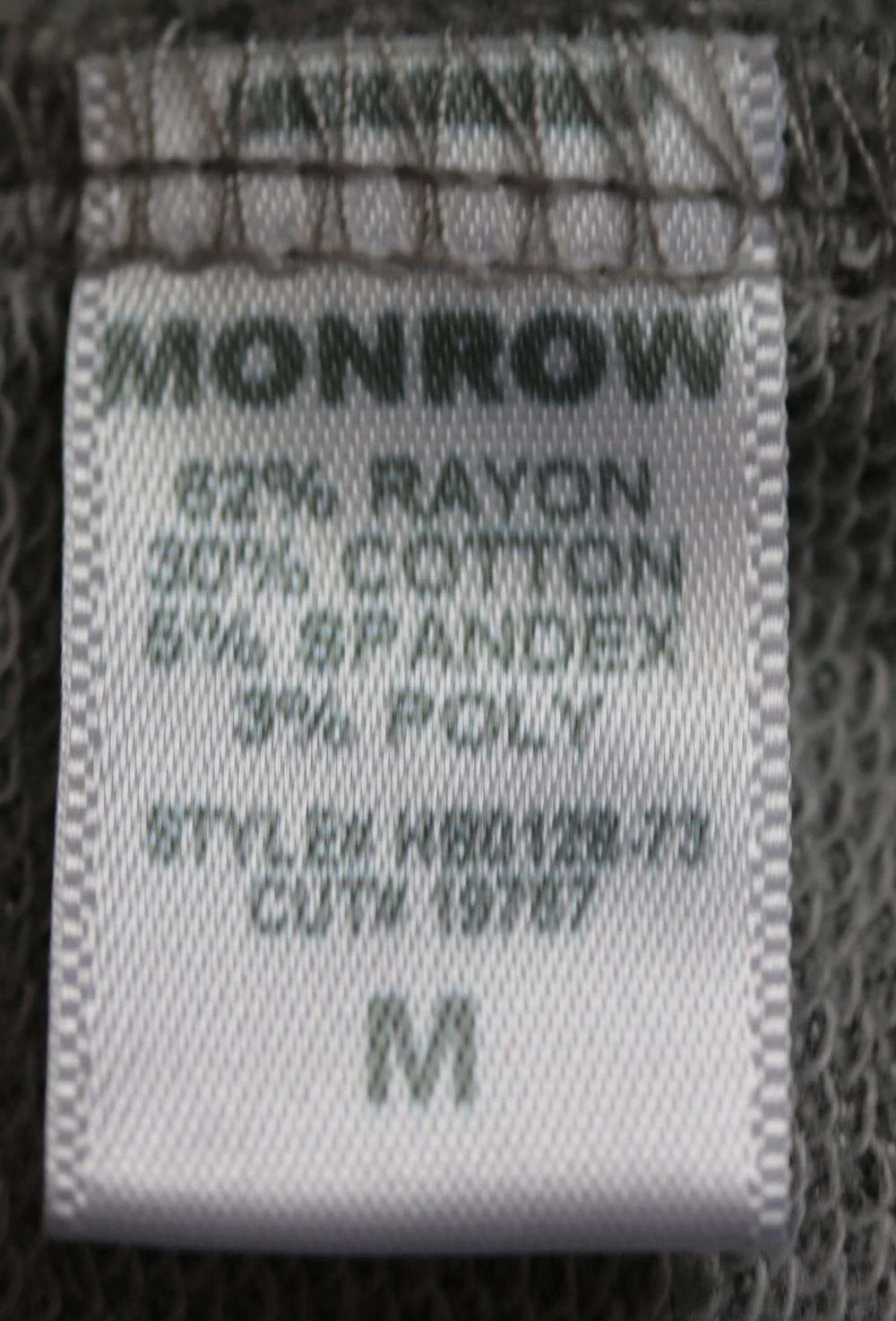 MONROW TIGER PRINT COTTON JERSEY SWEATPANTS MEDIUM - Image 5