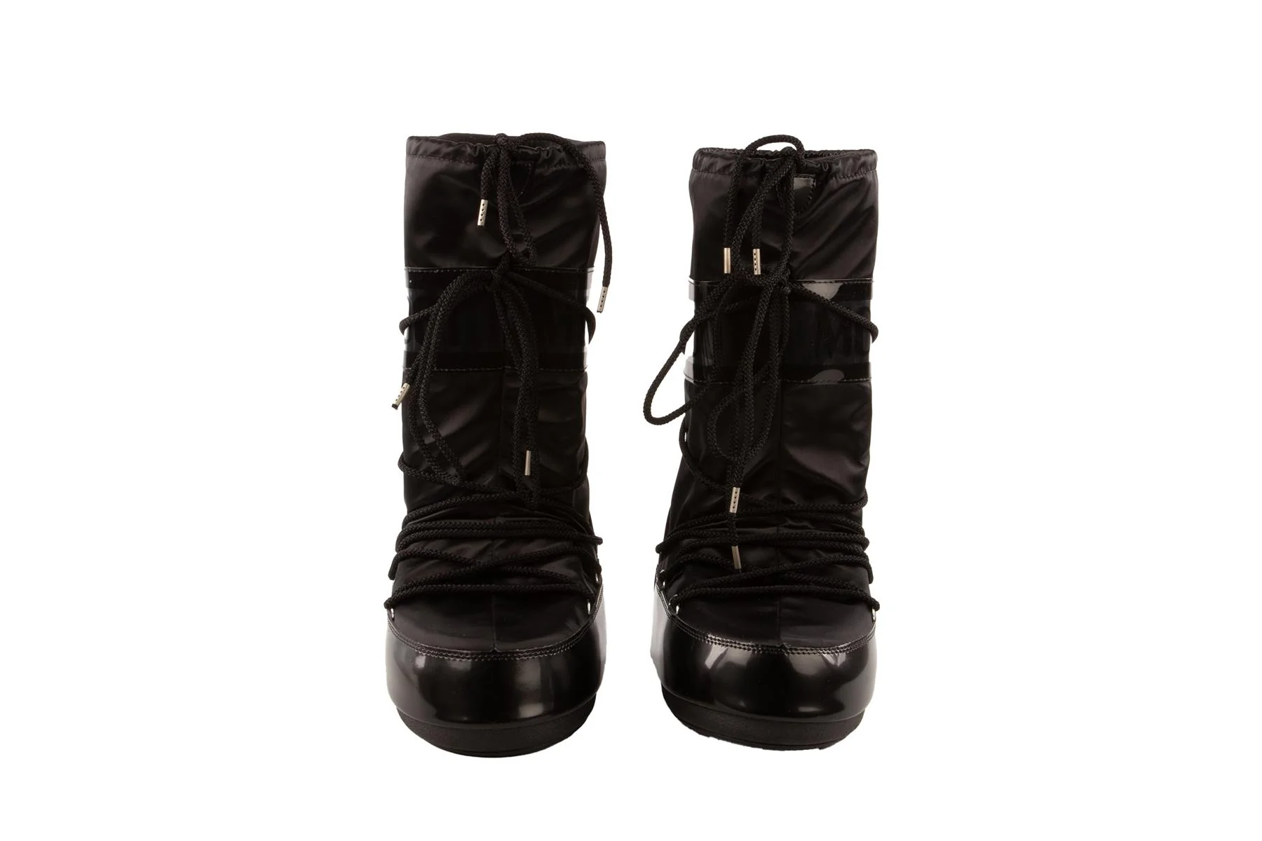 MOON BOOT BLACK SATIN BOOTS EU 39-41 UK 6-8 US 9-11 - Image 3