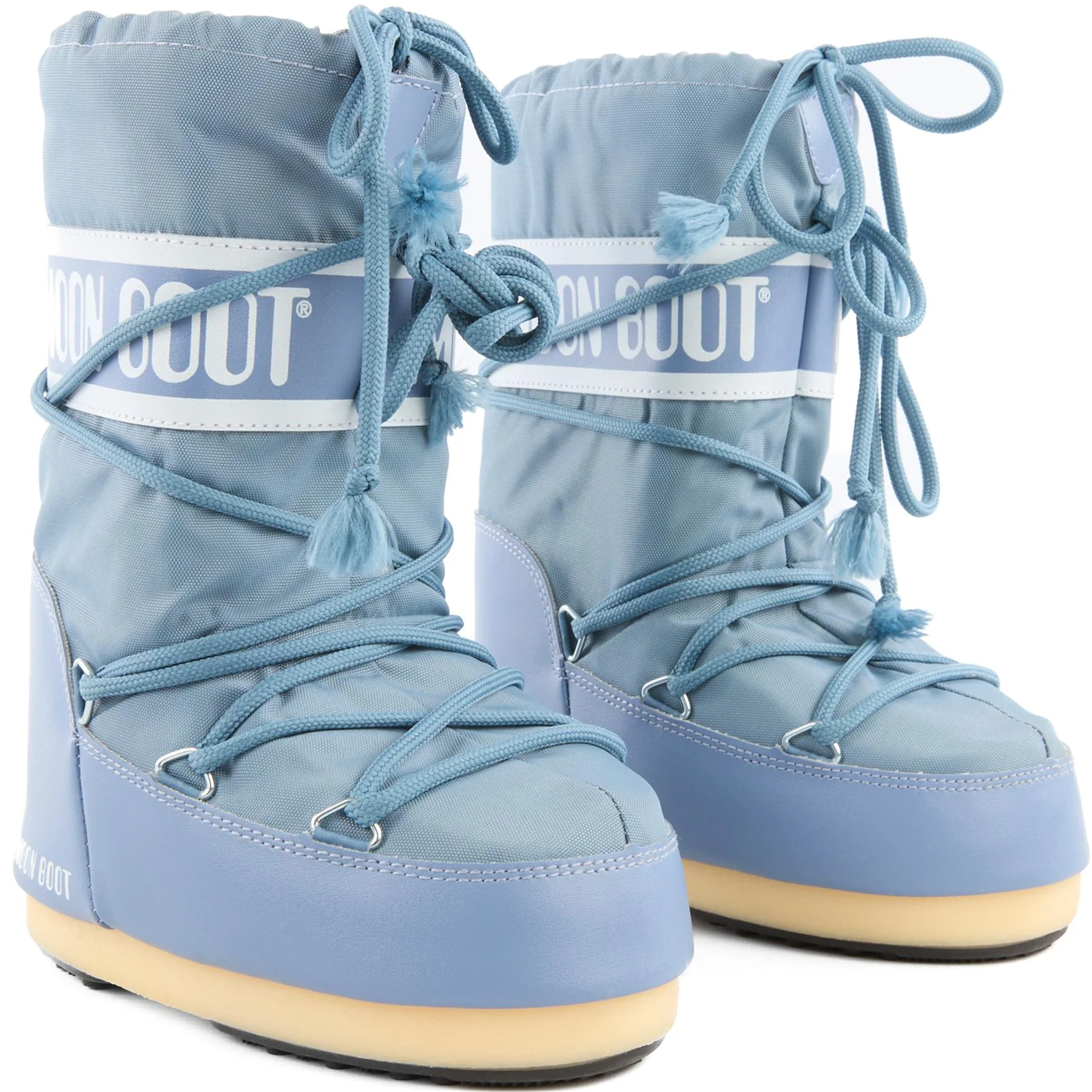 MOON BOOT BLUE KIDS GIRLS BOOTS EU 27-30 UK 9-11.5 US 10-12.5
