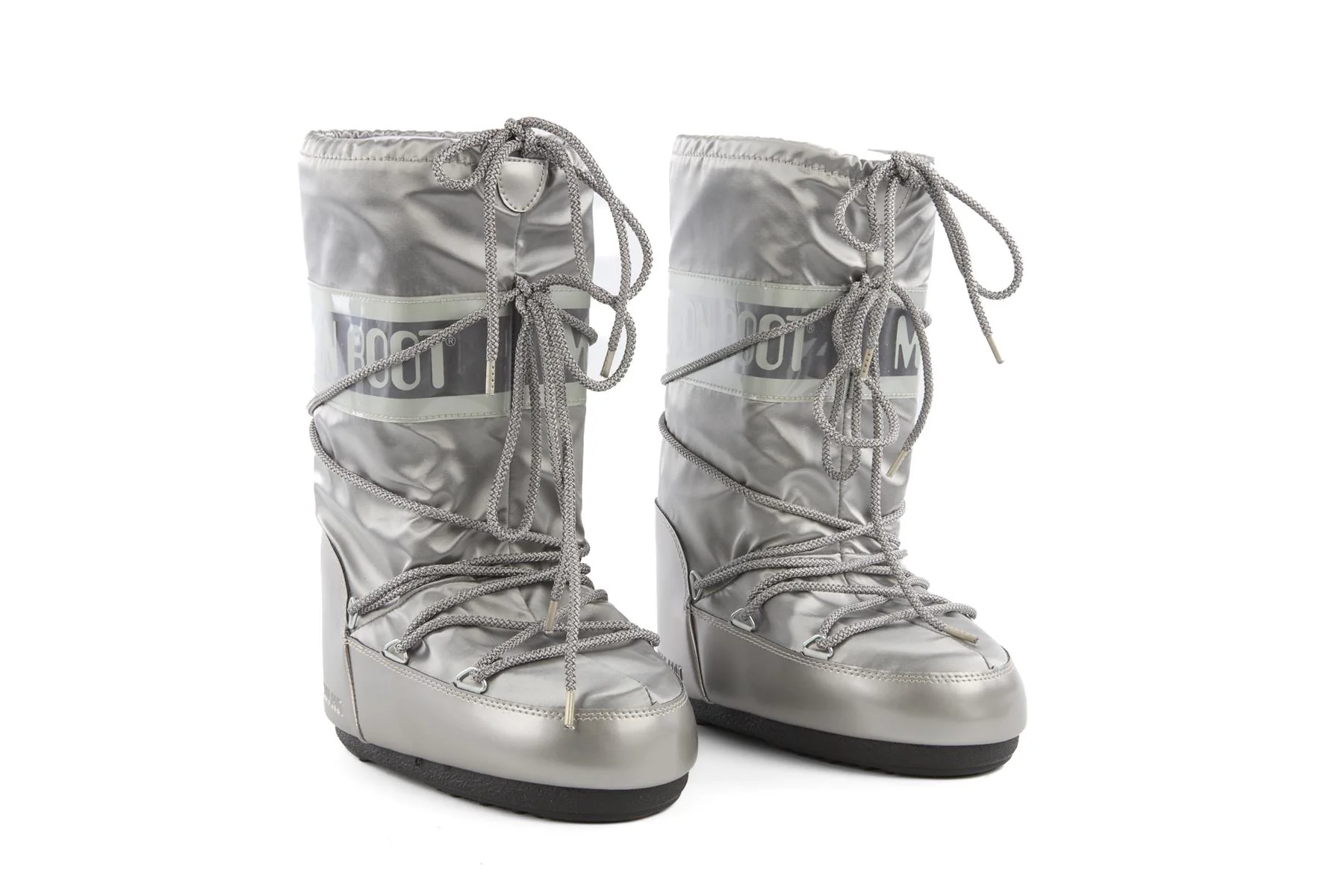 MOON BOOT SILVER KIDS GIRLS BOOTS EU 35-38 UK 2.5-5 US 3.5-6 - Image 2