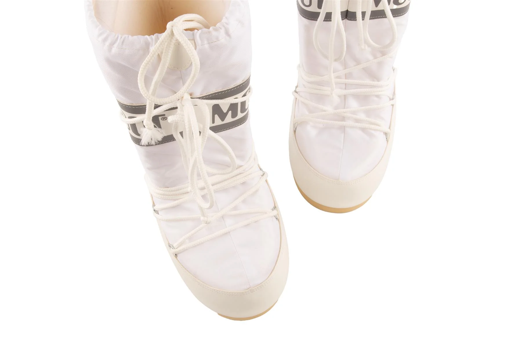 MOON BOOT WHITE SHELL BOOTS EU 39-41 UK 6-8 US 9-11 - Image 3
