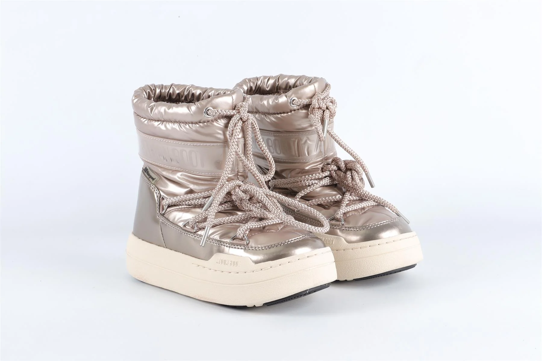 MOON BOOTS GIRLS METALLIC BOOTS EU 30 UK 11.5 US 12.5 - Image 2