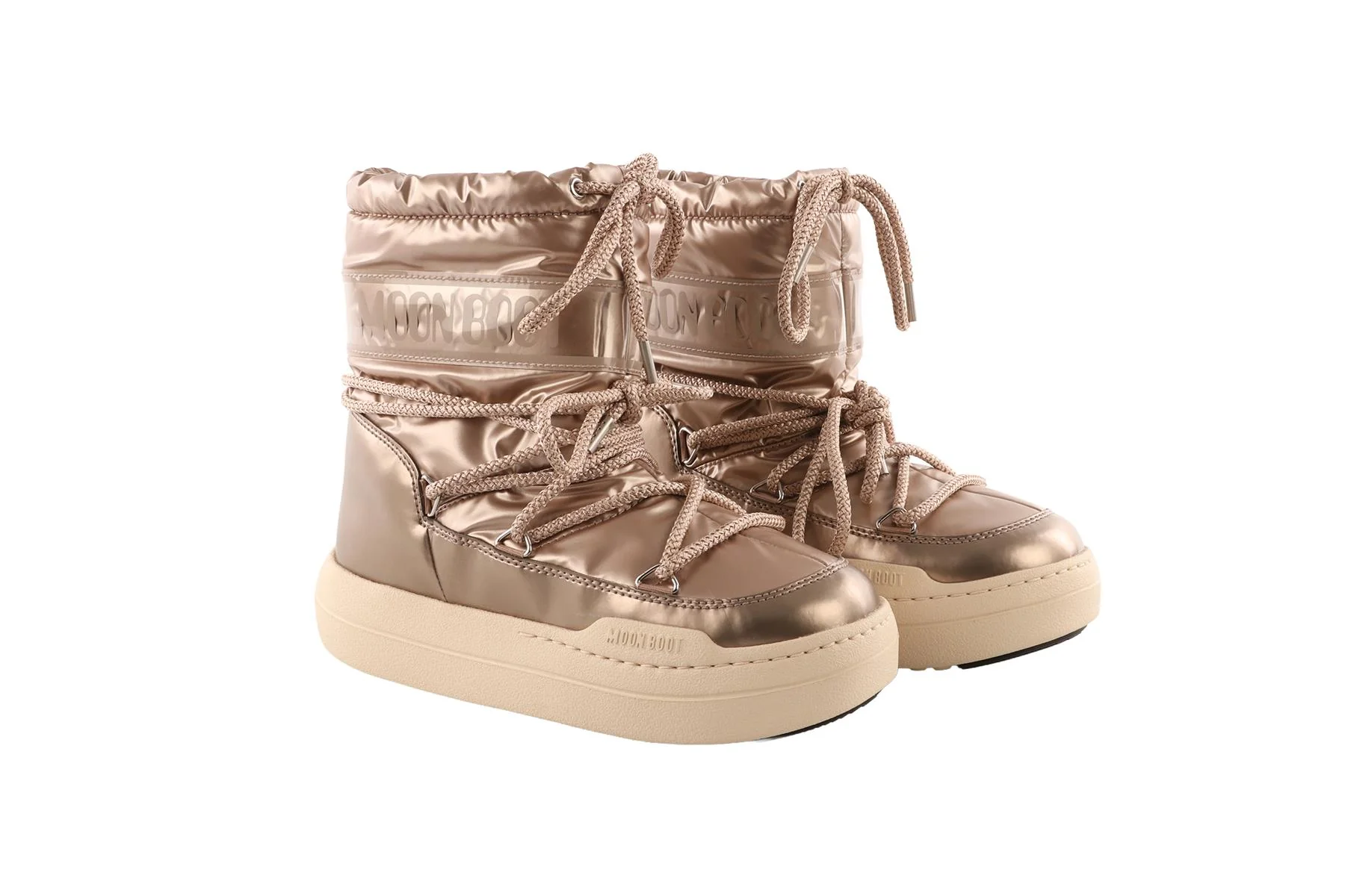 MOON BOOTS GOLD KIDS GIRLS BOOTS EU 36 UK 3.5 US 4.5 - Image 2