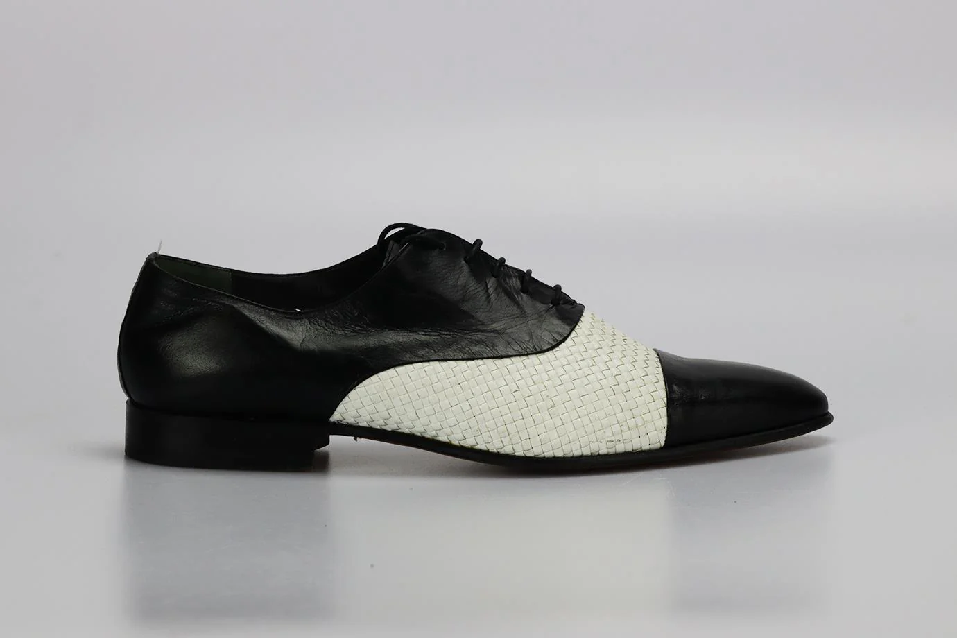 MORESCHI MEN'S LEATHER OXFORD SHOES EU 42.5 UK 8.5 US 9.5 - Image 2