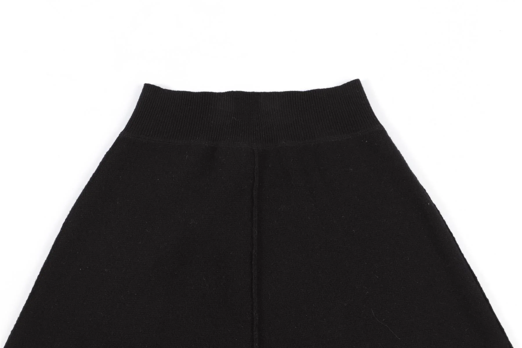MORESI BLACK CASHMERE MINI SKIRT UK 6 - Image 3