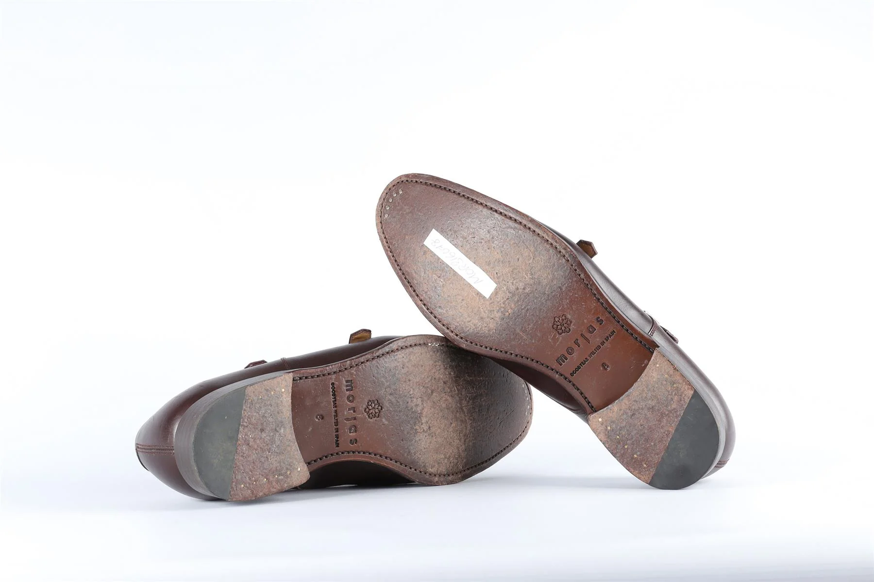 MORJAS BROWN MEN'S LEATHER LOAFERS EU 42 UK 8 US 9 - Image 6