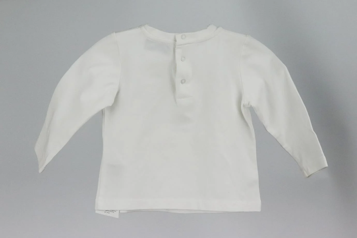 MOSCHINO BABY UNISEX LOGO COTTON TOP 6-9 MONTHS - Image 3