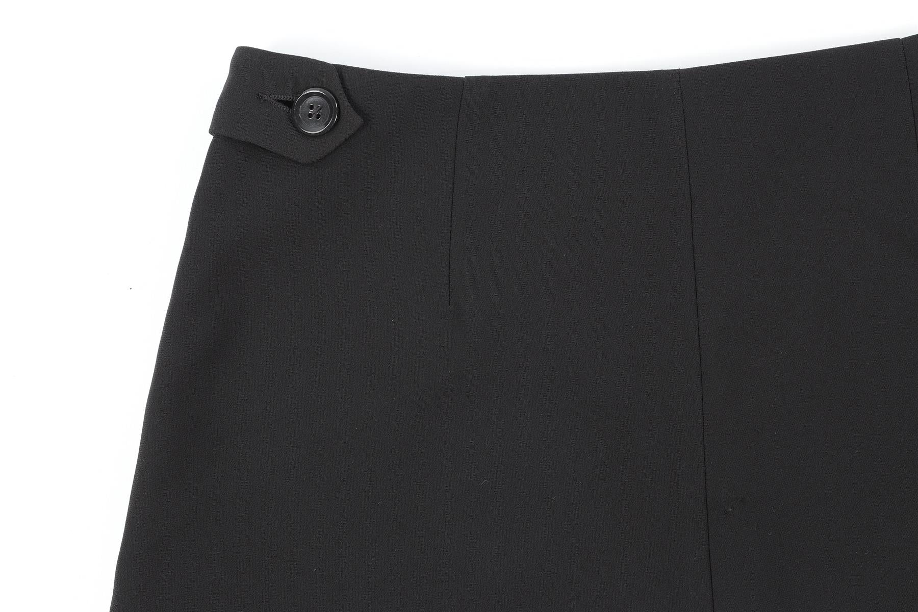 MOSCHINO BLACK WOVEN SHORTS IT 40 UK 8 - Image 5