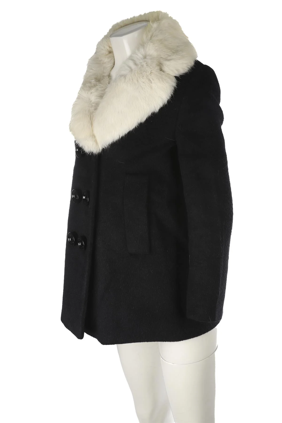 MOSCHINO CHEAP AND CHIC BLACK WOOL JACKET IT 40 UK 8 - Image 3